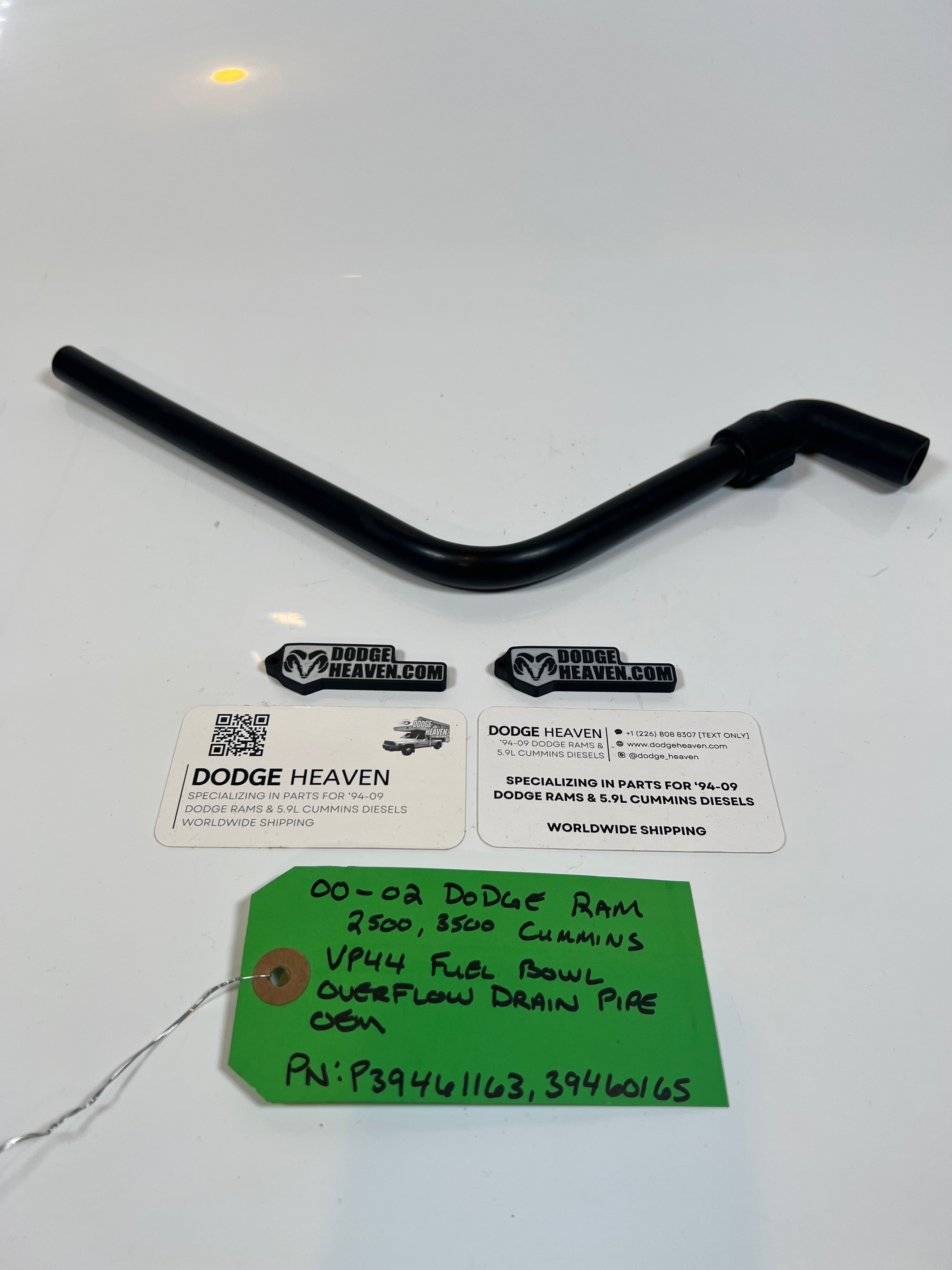 2000-2002 Dodge Ram 24v 5.9l Cummins Fuel Bowl Overflow Drain Tube 2500 3500