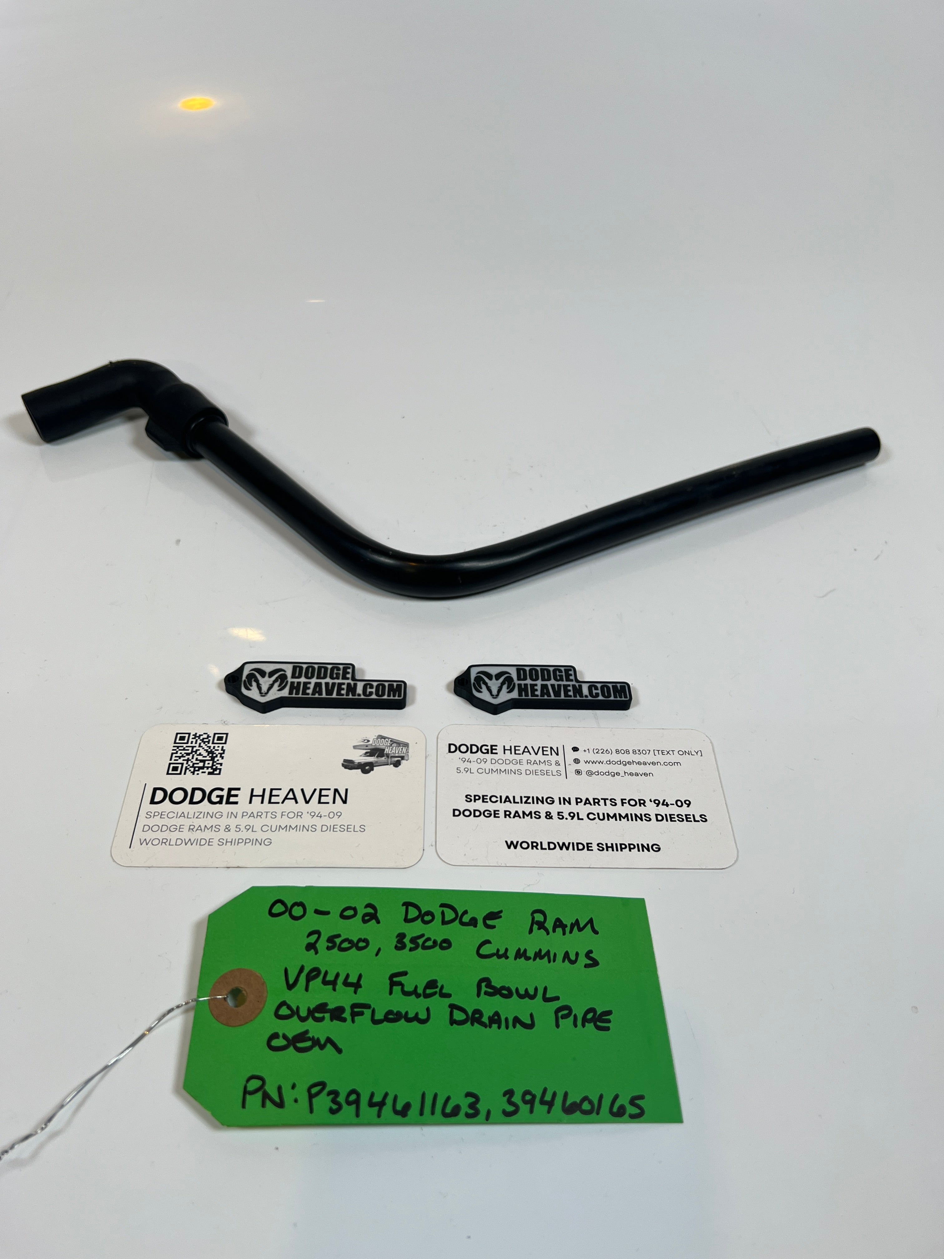 2000-2002 Dodge Ram 24v 5.9l Cummins Fuel Bowl Overflow Drain Tube 2500 3500