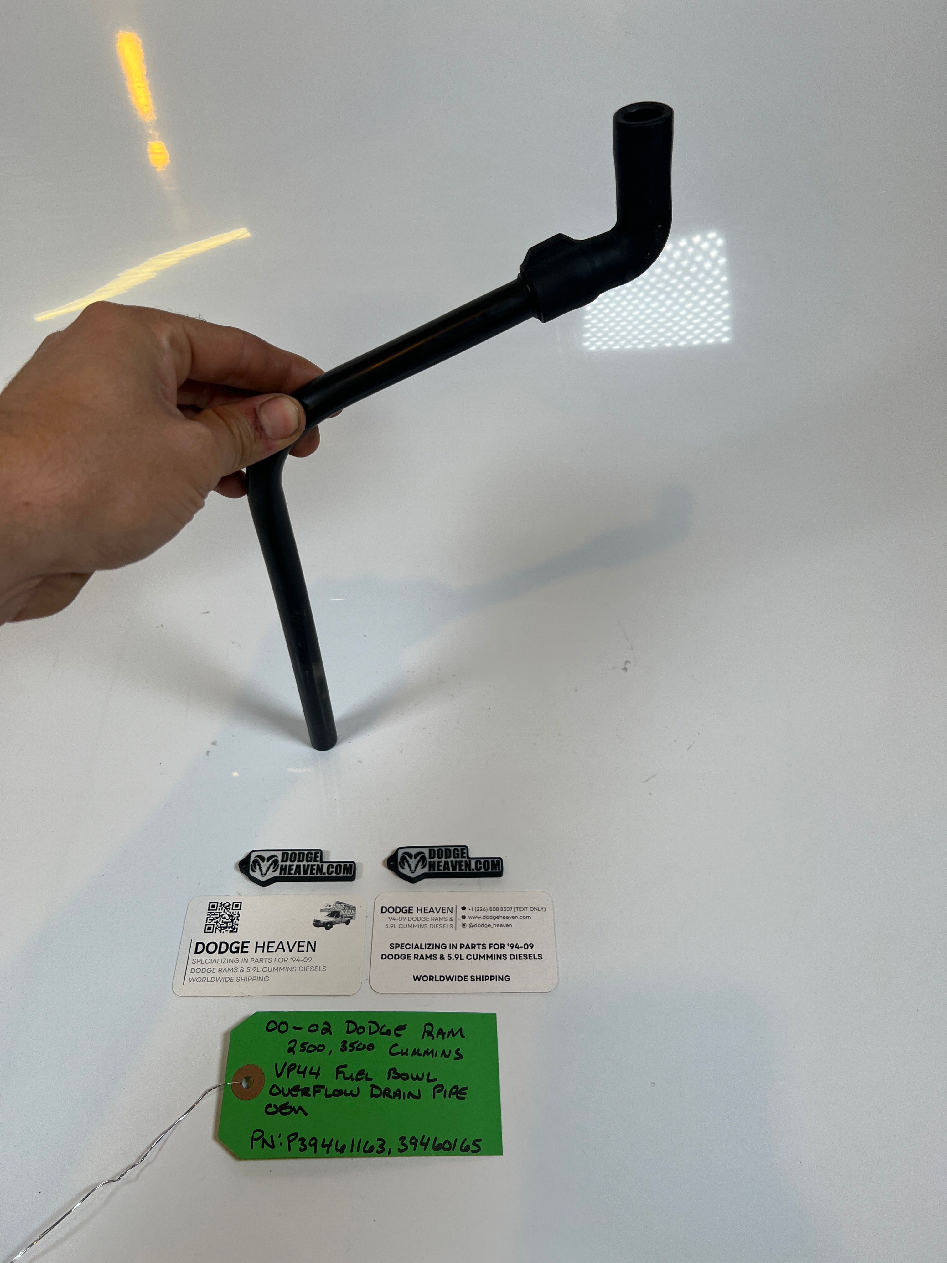 2000-2002 Dodge Ram 24v 5.9l Cummins Fuel Bowl Overflow Drain Tube 2500 3500