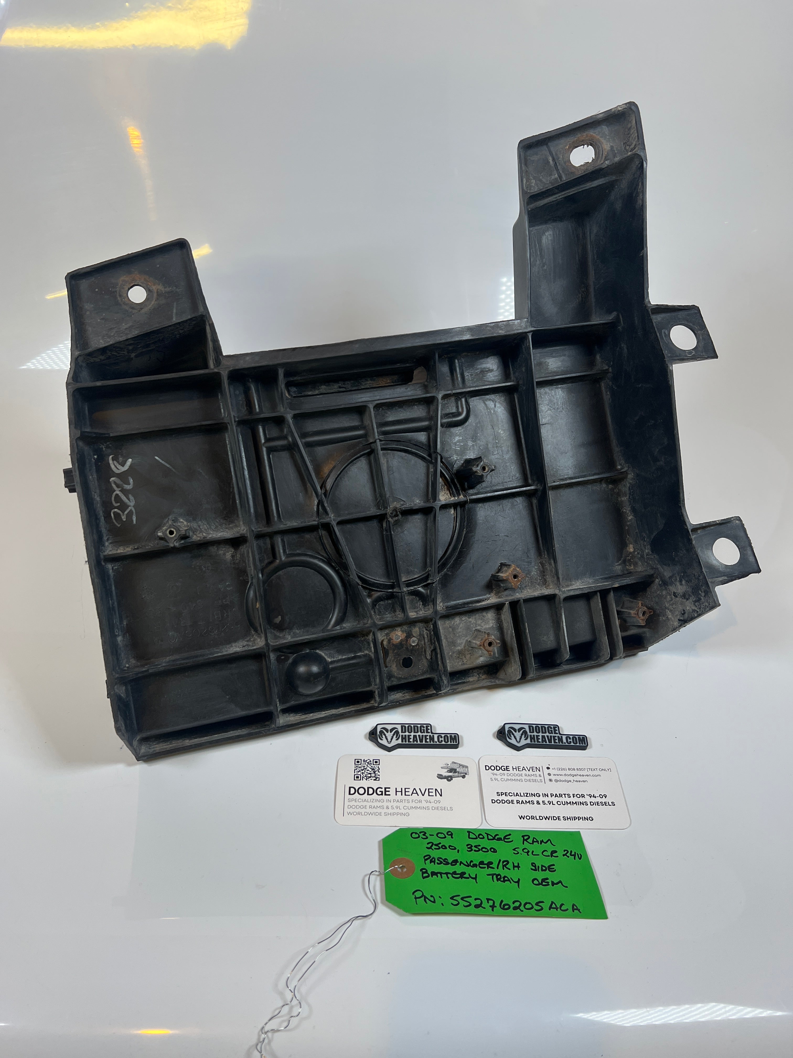 2003-2009 Dodge Ram Cummins Passenger RH Battery Tray 2500 3500