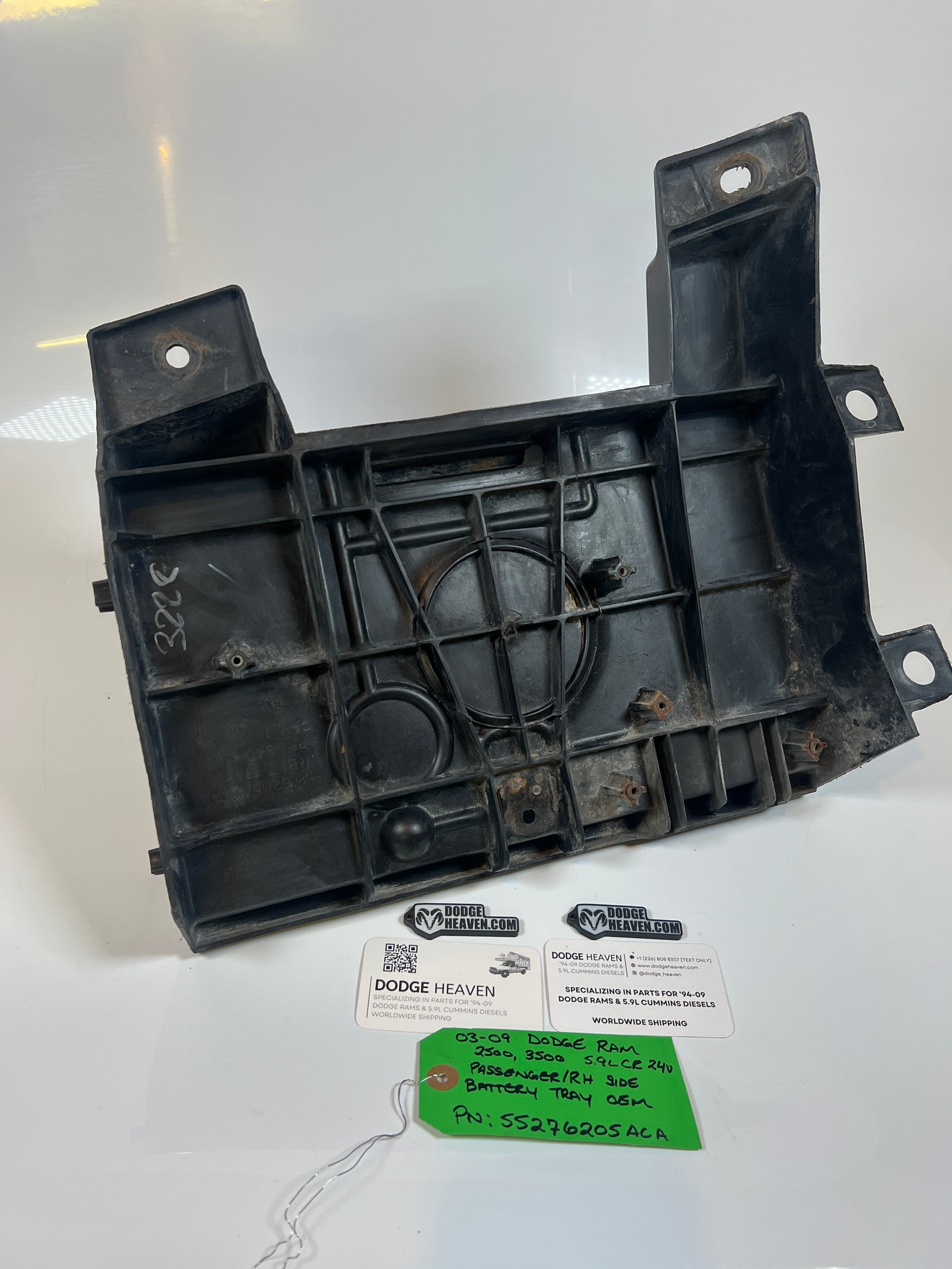 2003-2009 Dodge Ram Cummins Passenger RH Battery Tray 2500 3500