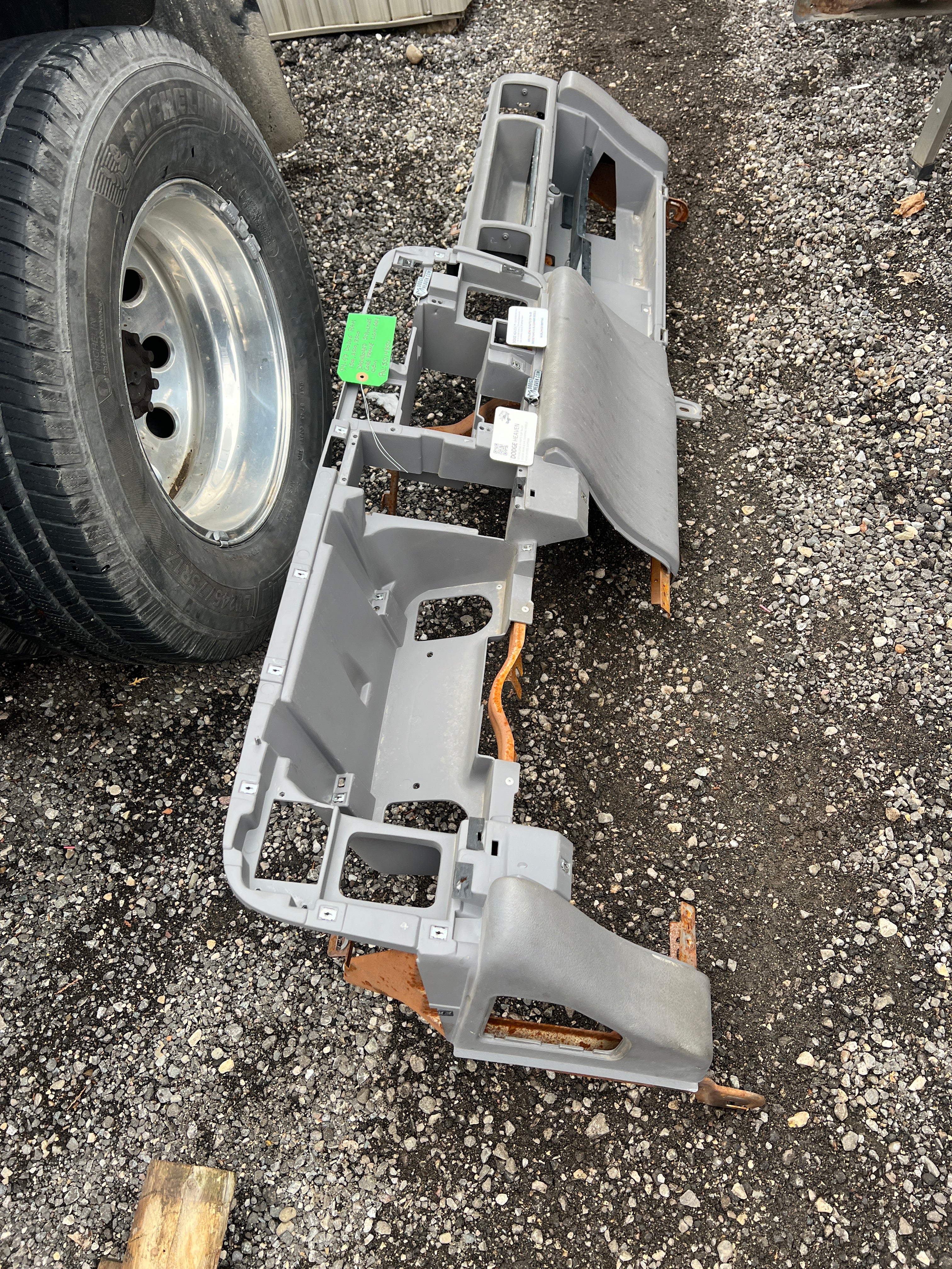 1994-1997 Dodge Ram Dash Core / Frame Structure Light Grey 1500-3500