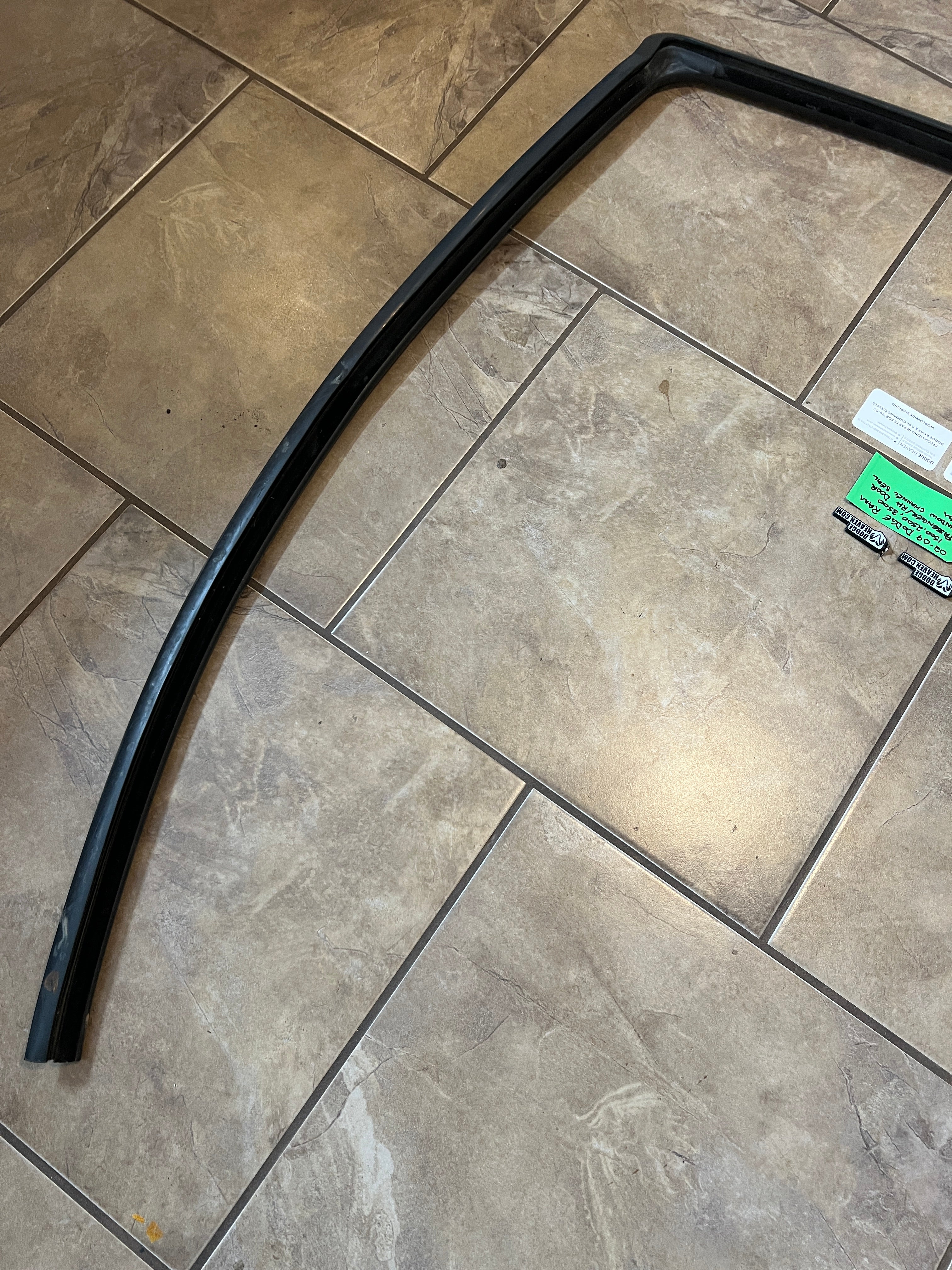 2002-2009 Dodge Ram Passenger Front Door Window Channel Seal