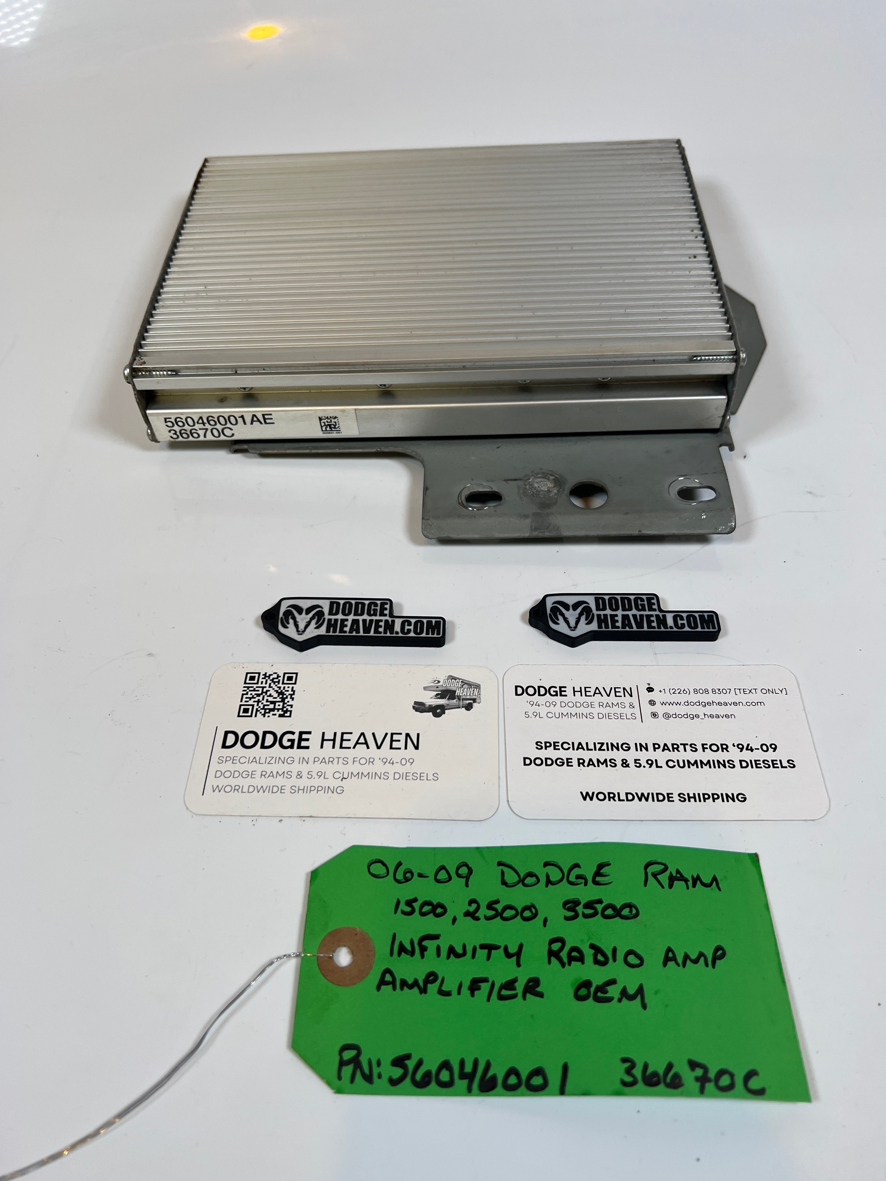 2006-2009 Dodge Ram Infinity Radio Amp / Amplifier 1500 2500 3500