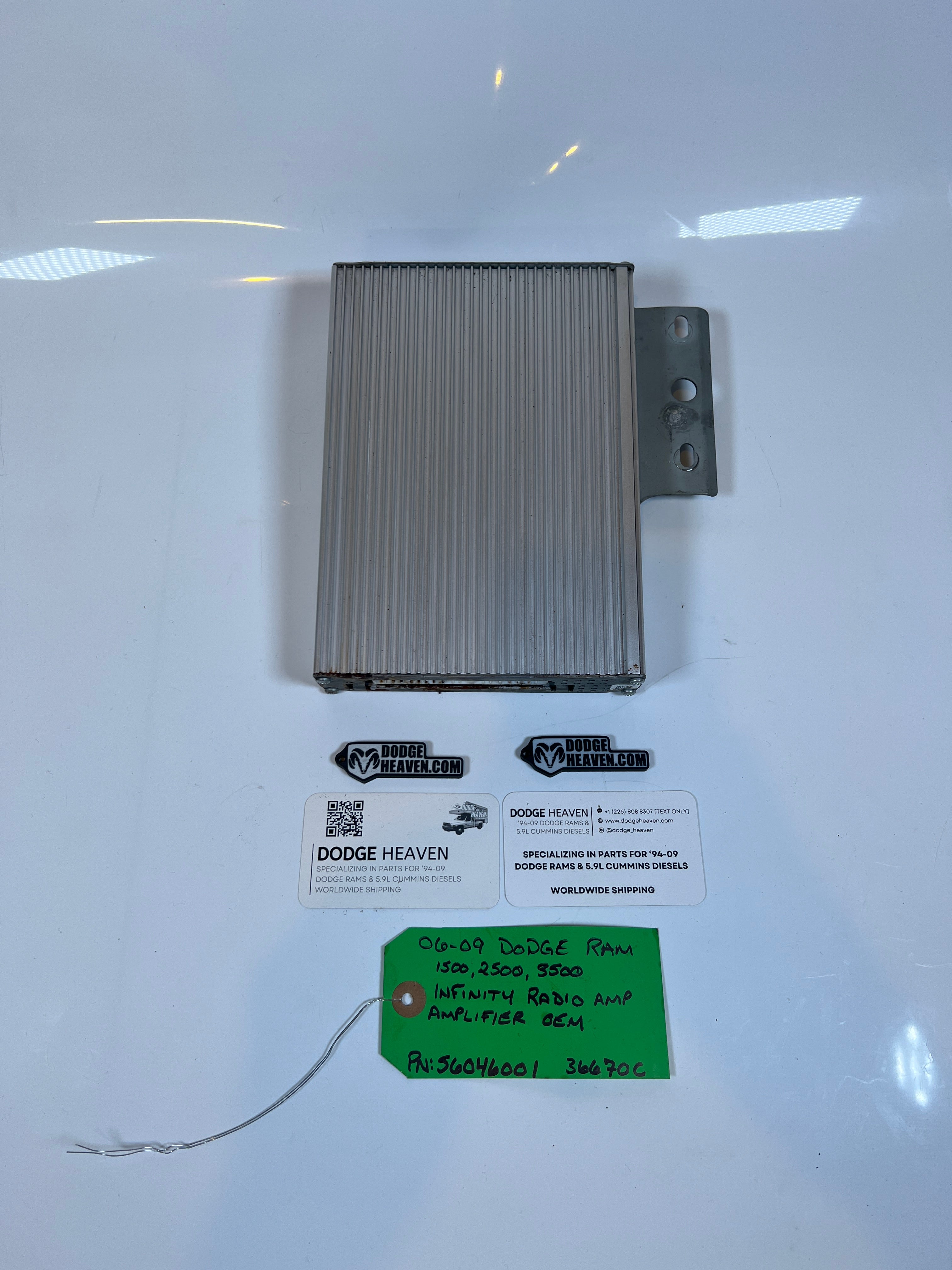 2006-2009 Dodge Ram Infinity Radio Amp / Amplifier 1500 2500 3500