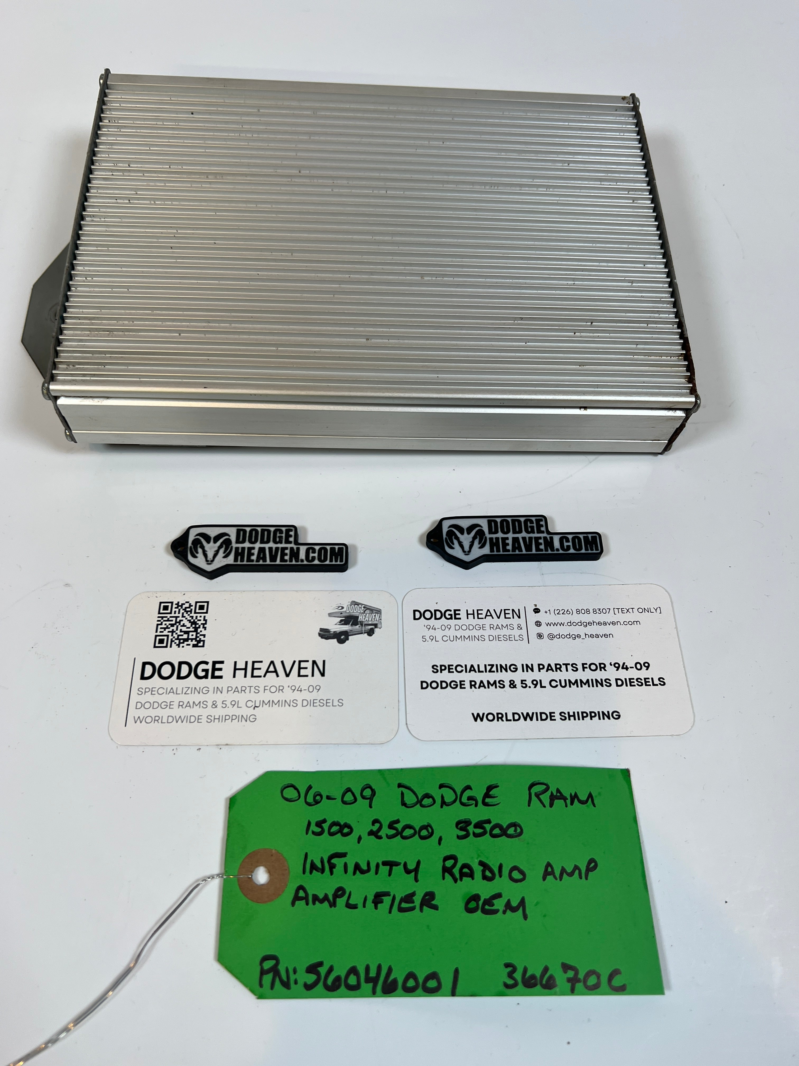 2006-2009 Dodge Ram Infinity Radio Amp / Amplifier 1500 2500 3500