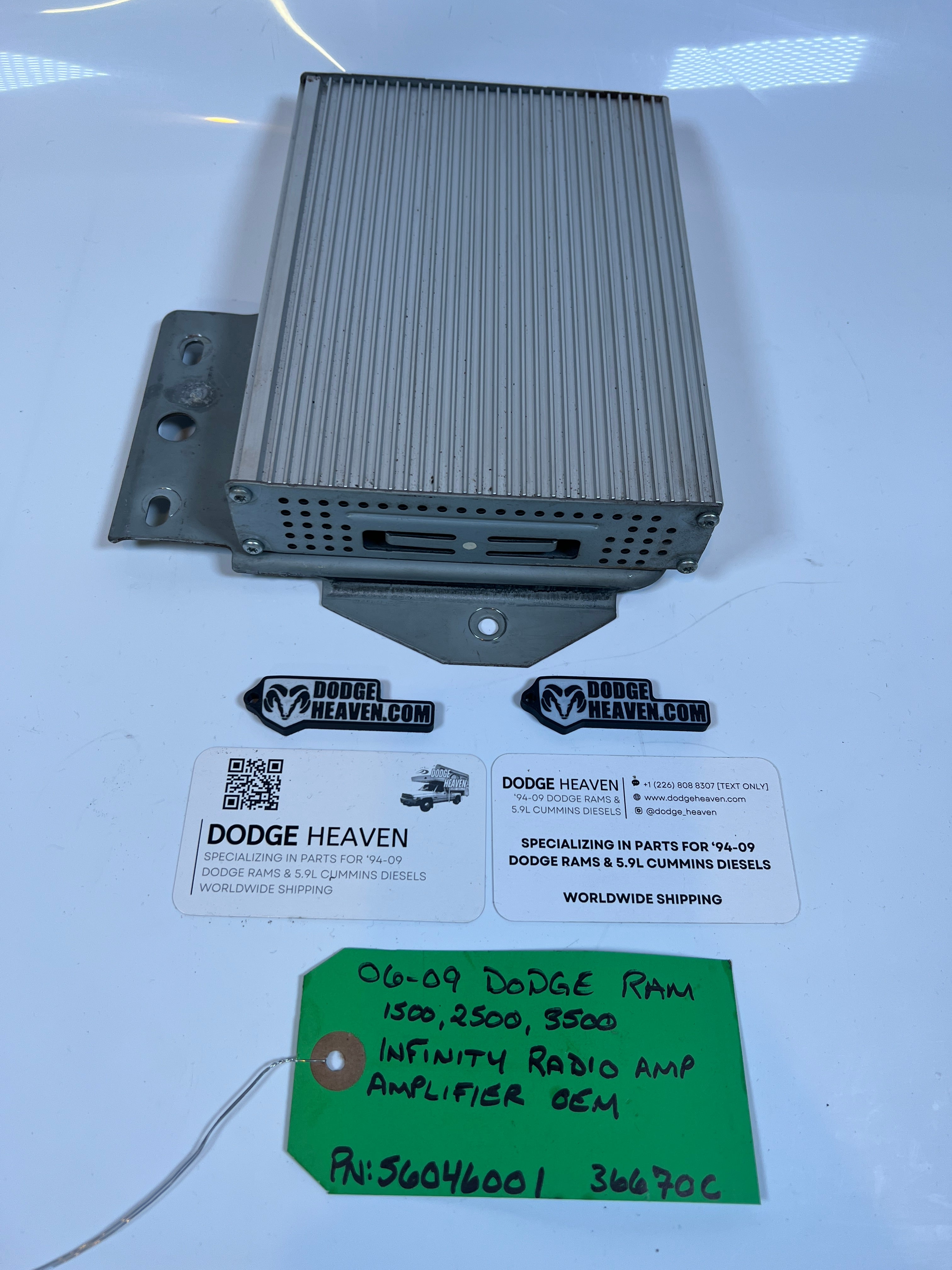 2006-2009 Dodge Ram Infinity Radio Amp / Amplifier 1500 2500 3500
