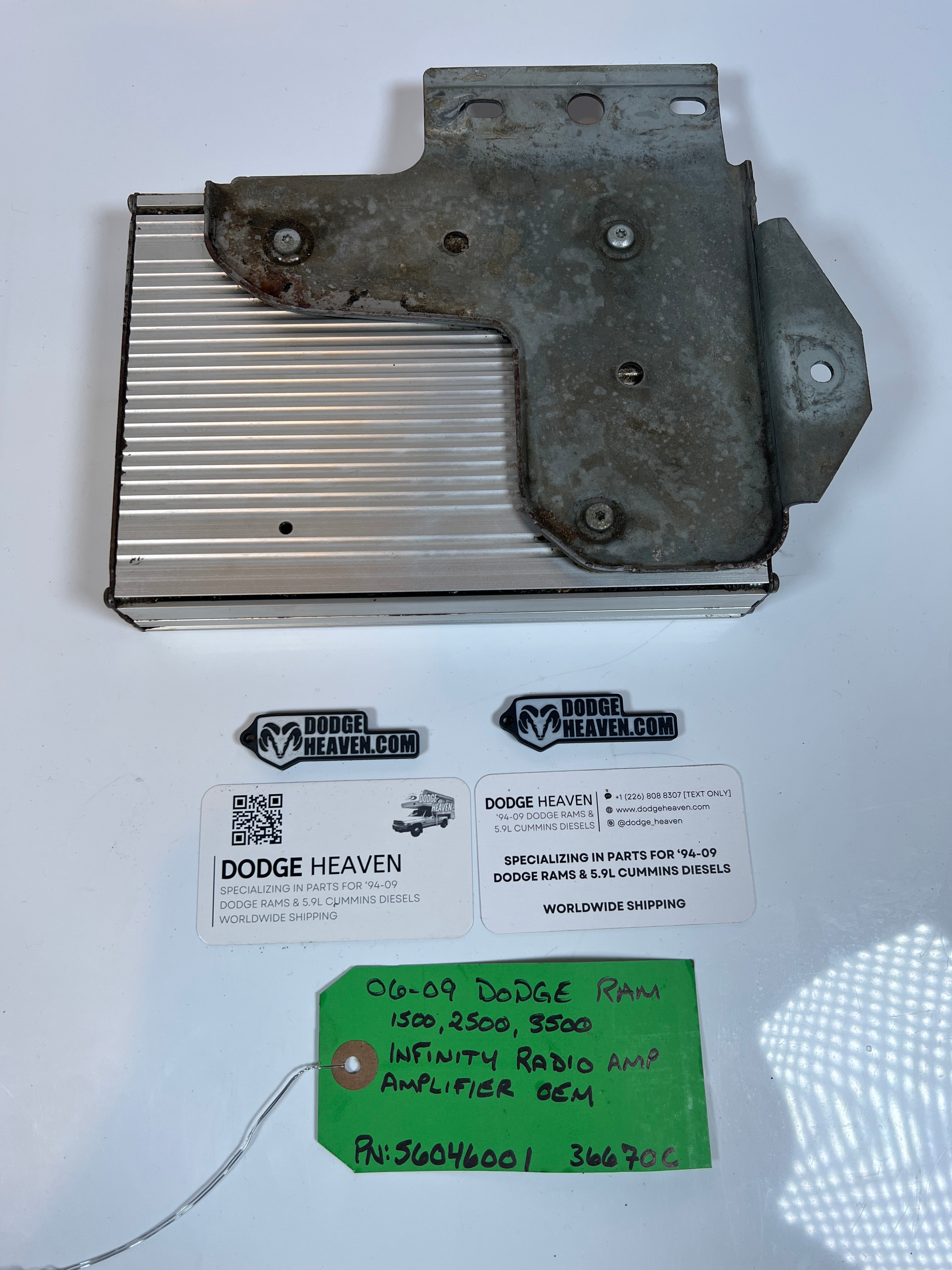 2006-2009 Dodge Ram Infinity Radio Amp / Amplifier 1500 2500 3500