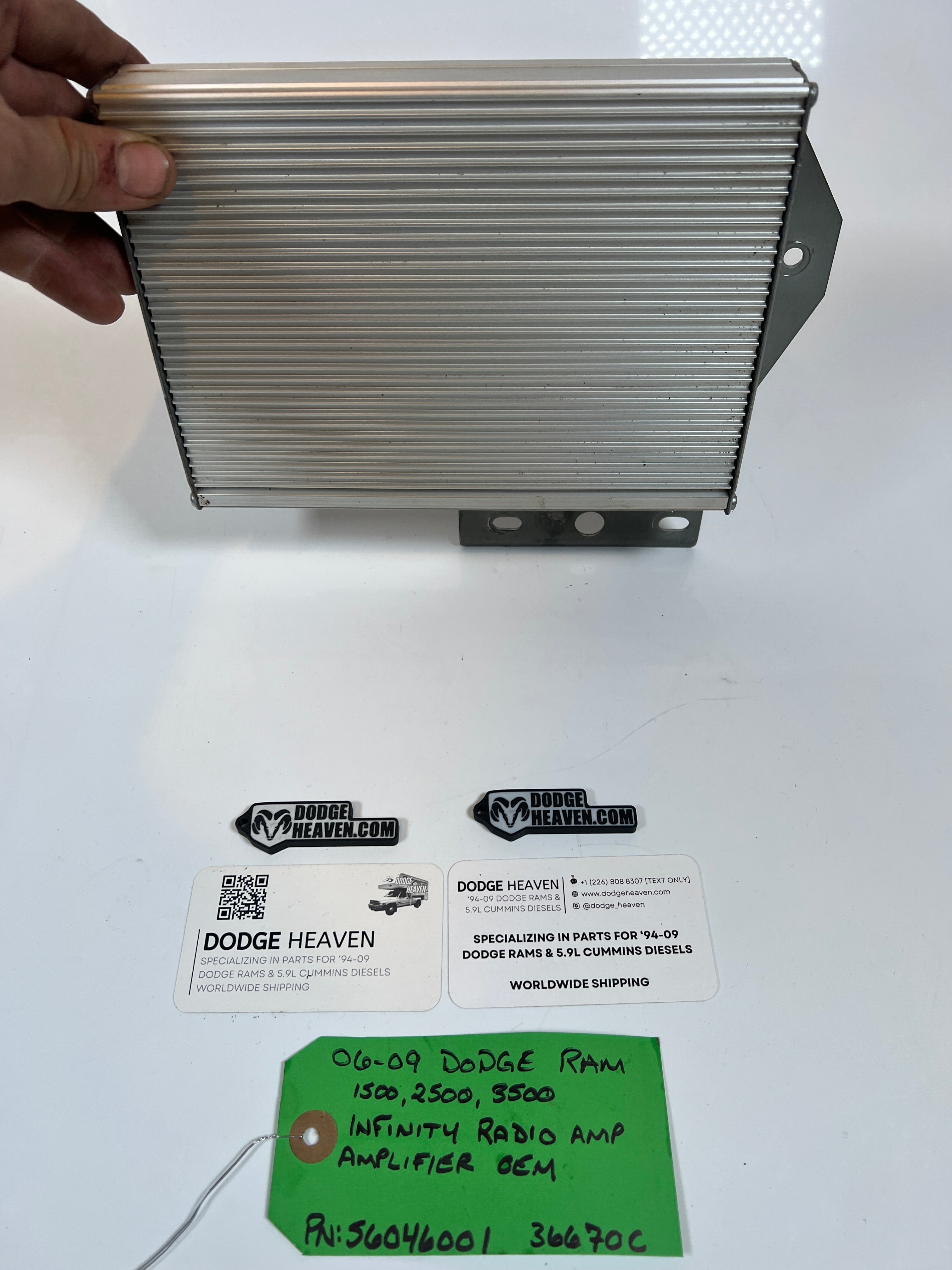 2006-2009 Dodge Ram Infinity Radio Amp / Amplifier 1500 2500 3500