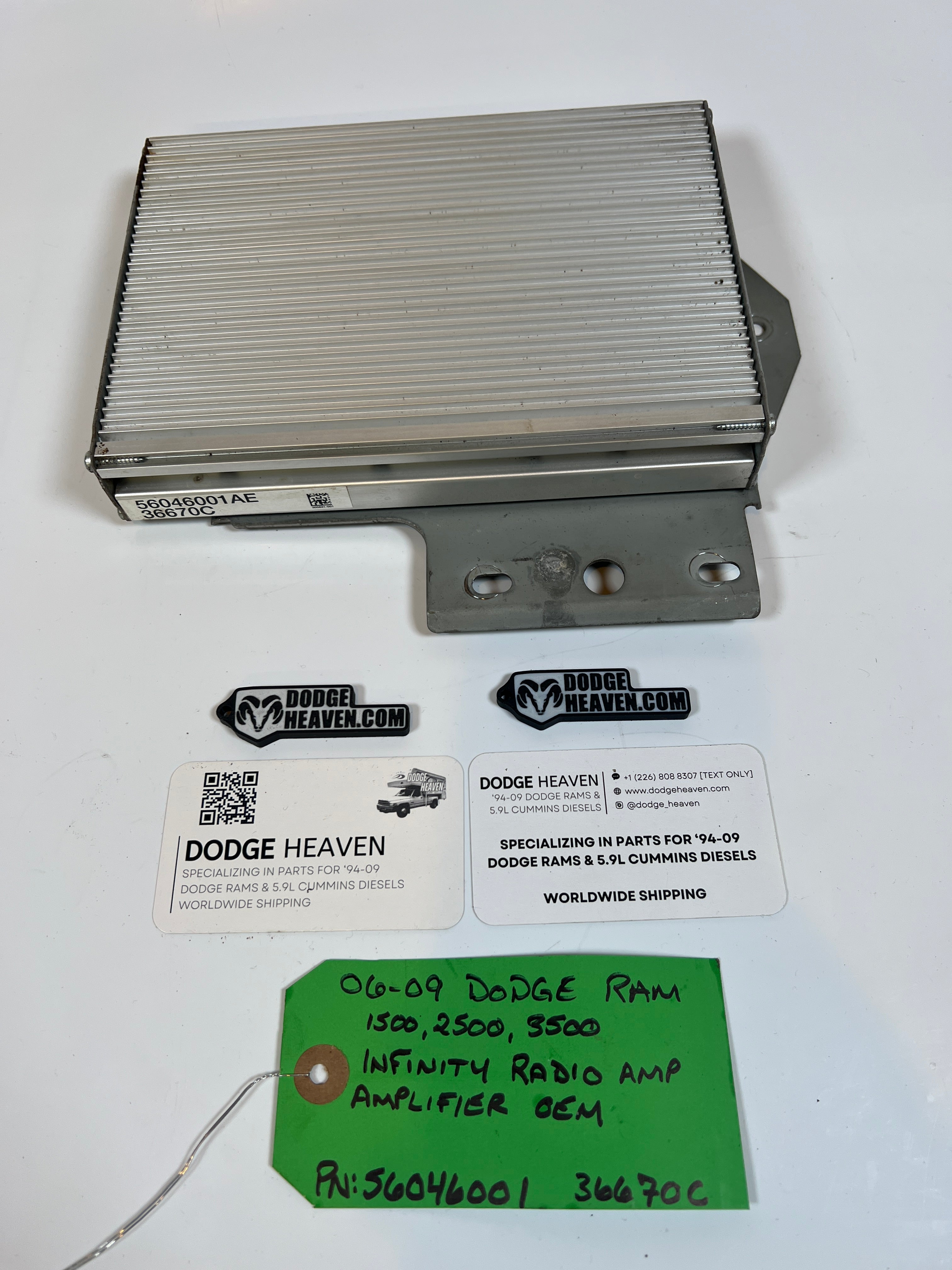 2006-2009 Dodge Ram Infinity Radio Amp / Amplifier 1500 2500 3500