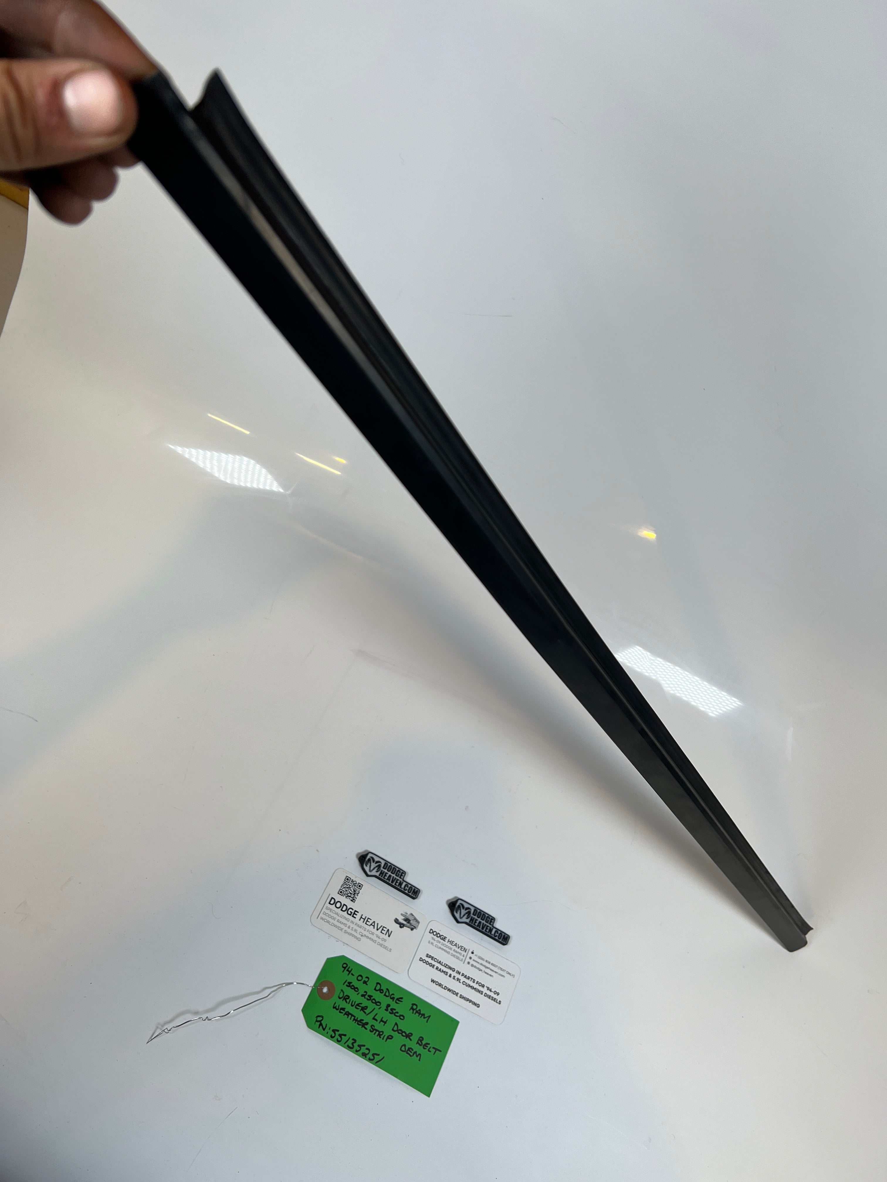 1994-2002 Dodge Ram Driver / LH Door Belt Weather Strip 1500-3500