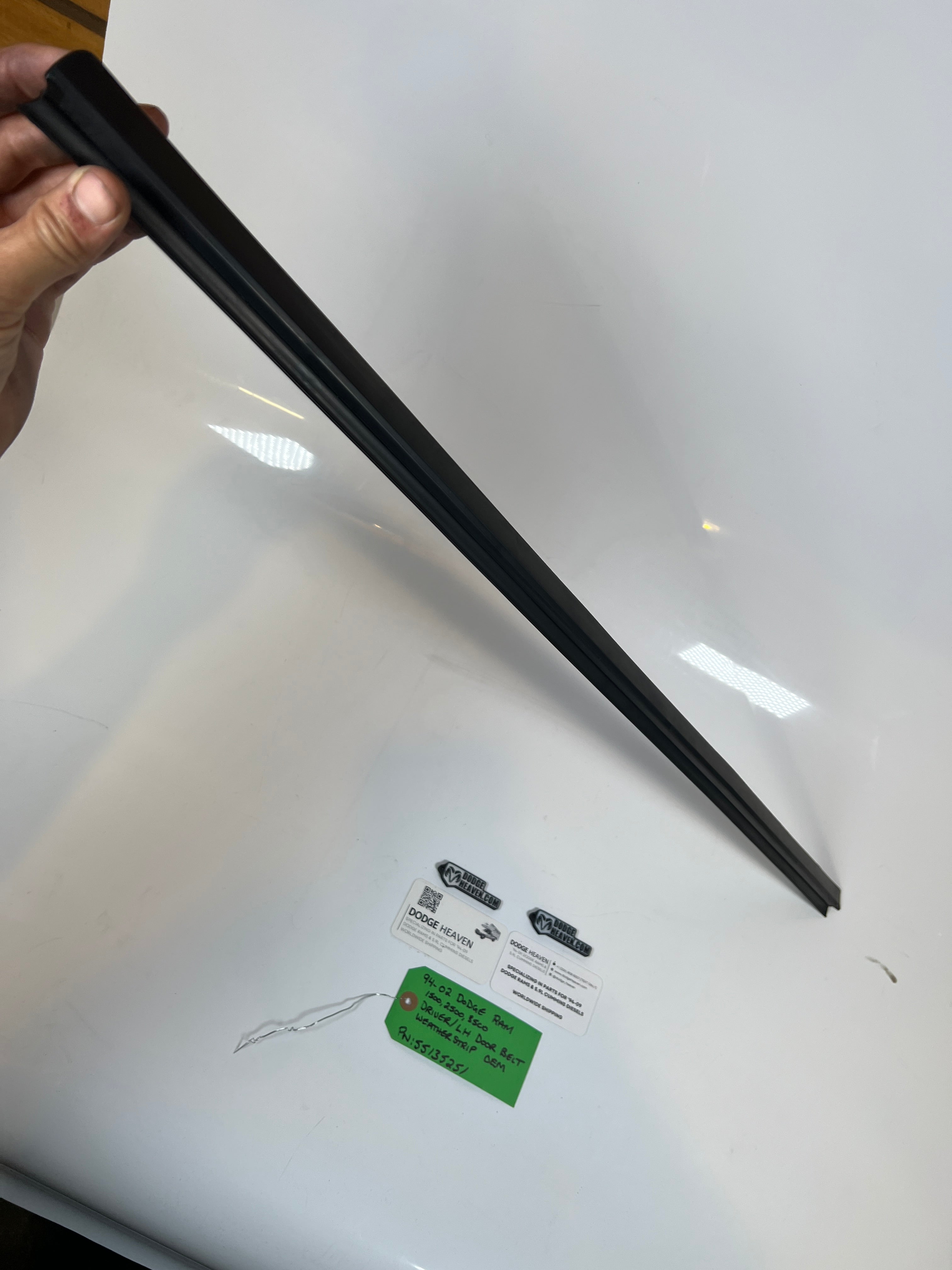 1994-2002 Dodge Ram Driver / LH Door Belt Weather Strip 1500-3500