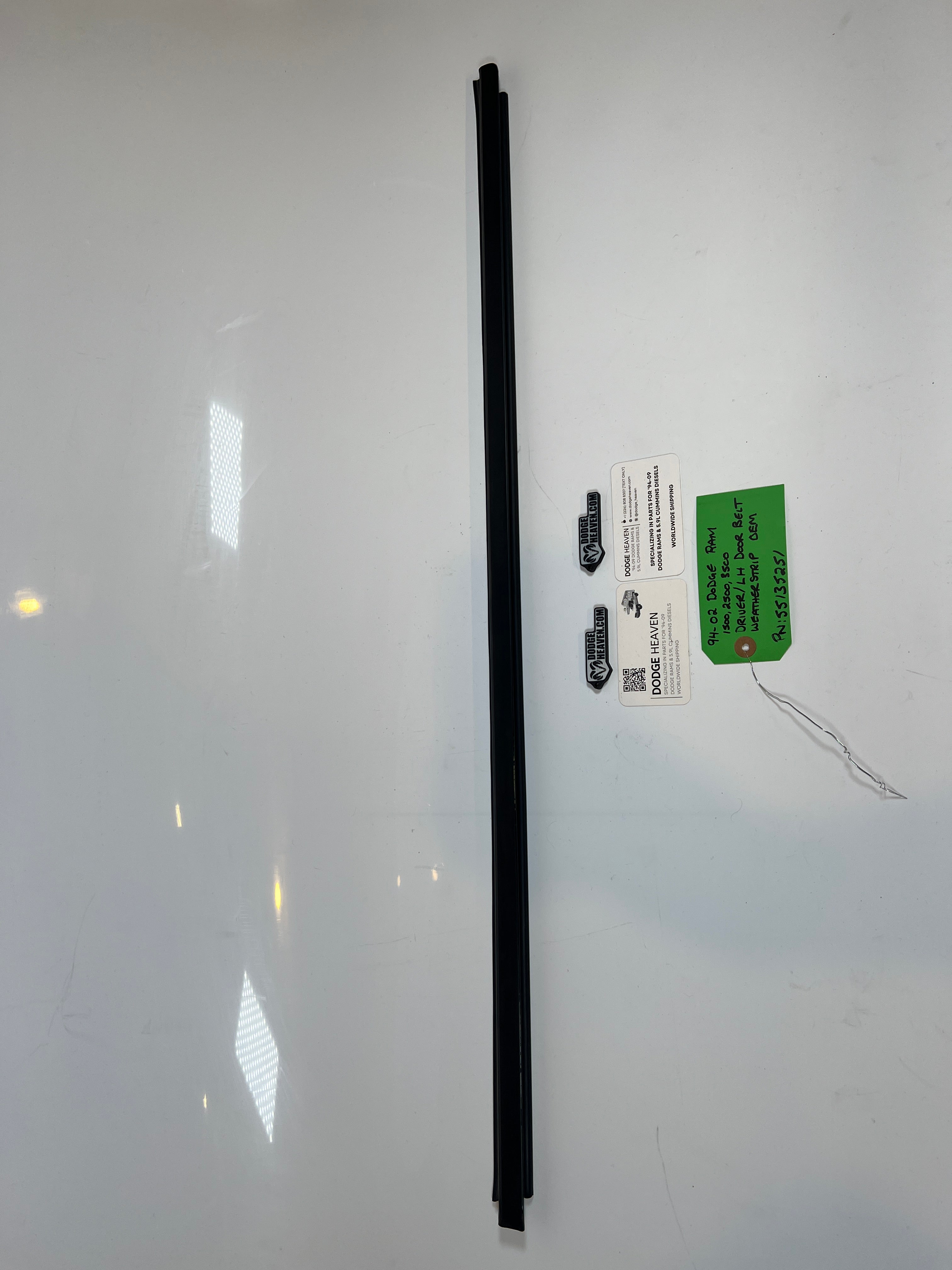 1994-2002 Dodge Ram Driver / LH Door Belt Weather Strip 1500-3500