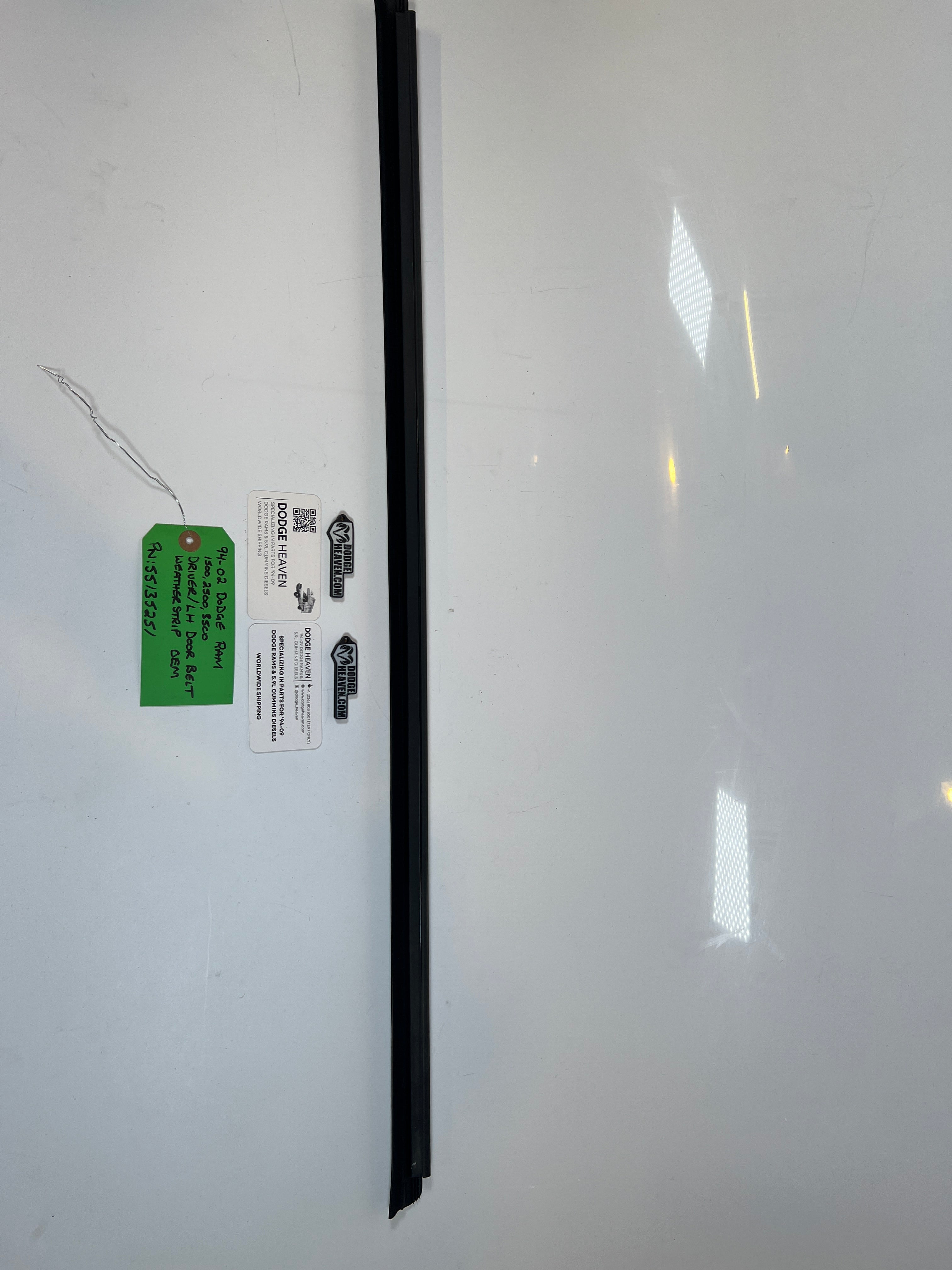 1994-2002 Dodge Ram Driver / LH Door Belt Weather Strip 1500-3500