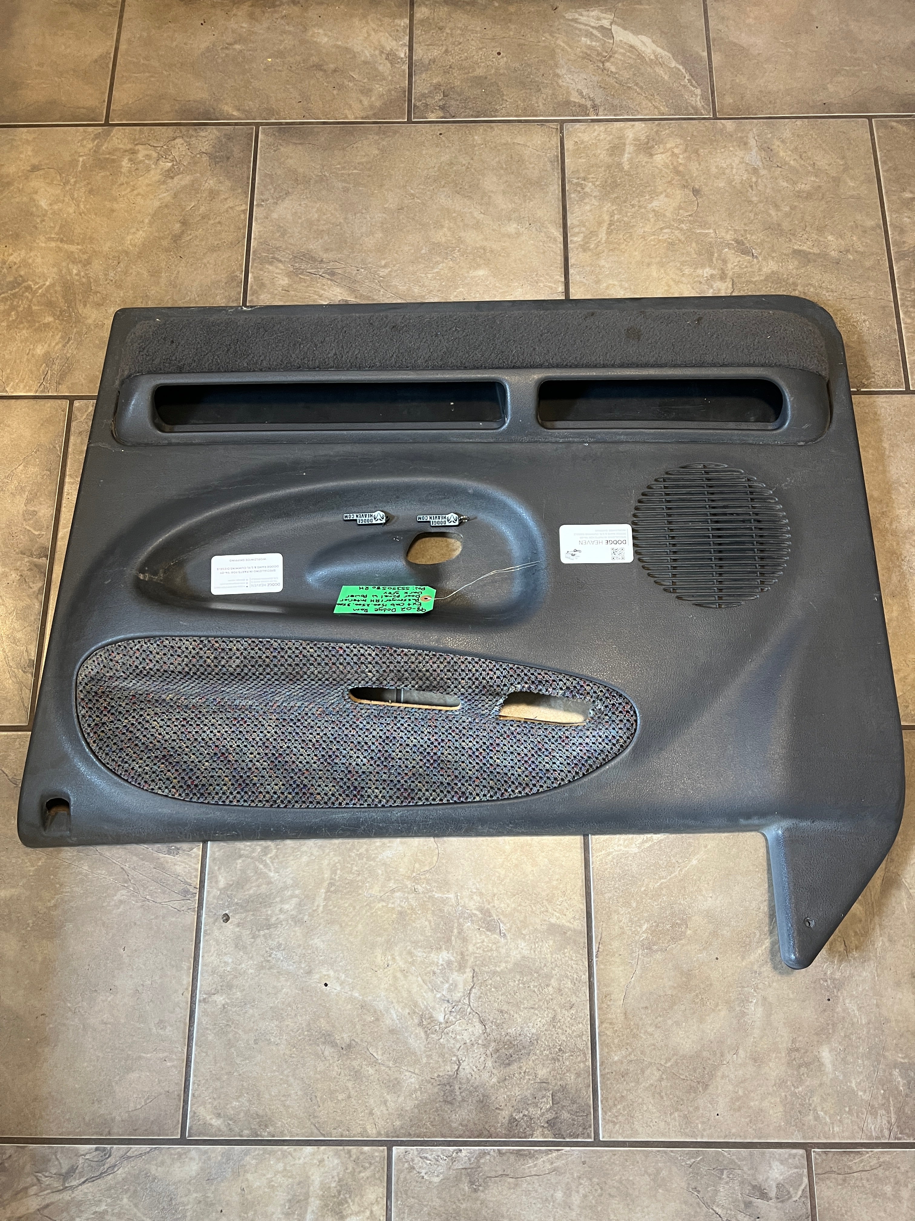 1998-2002 Dodge Ram Passenger Interior Door Panel Trim EXT Cab Dark Grey