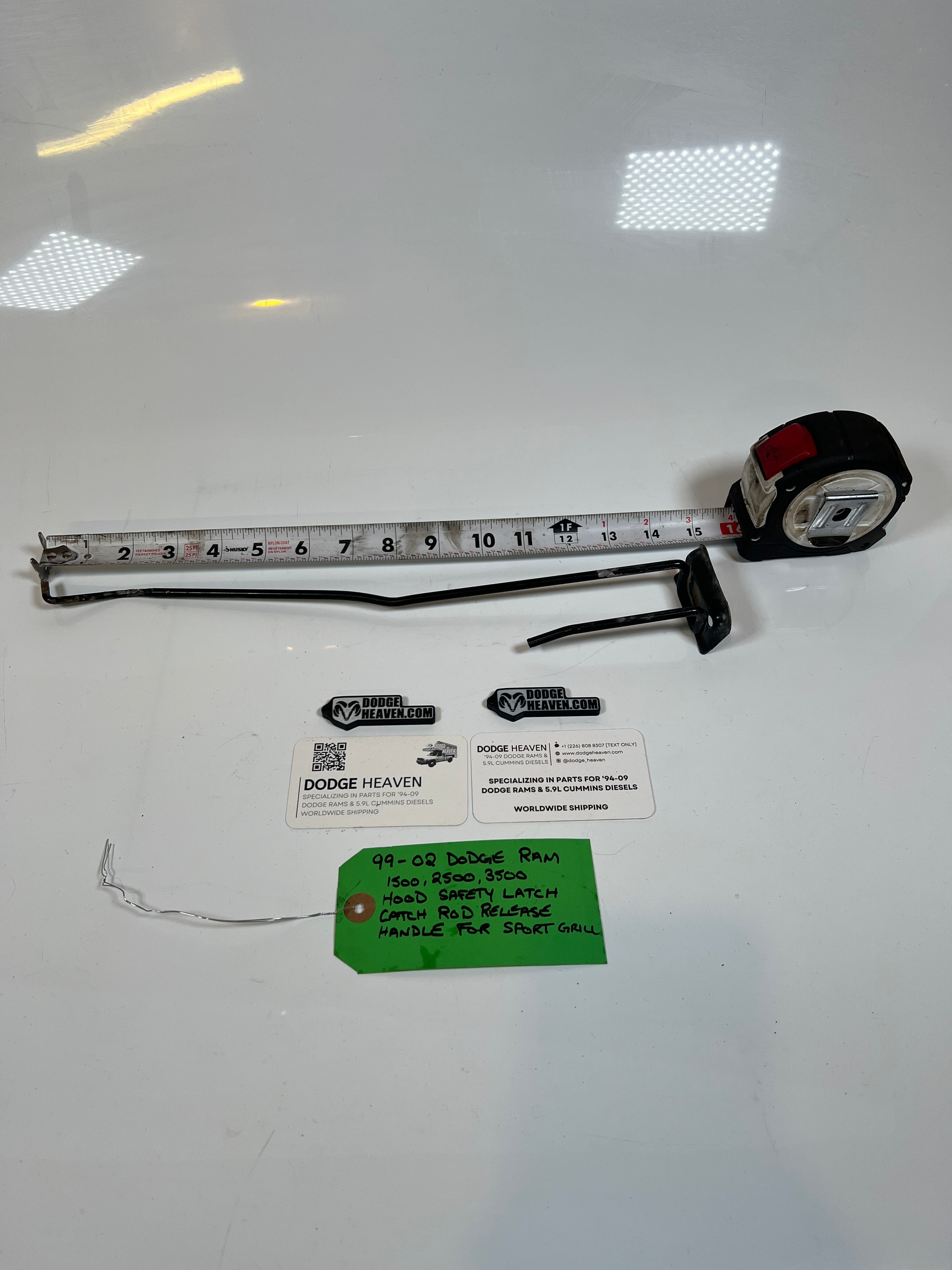 1998-2002 Dodge Ram Hood Release Handle For Sport Grille Only 1500 2500 3500