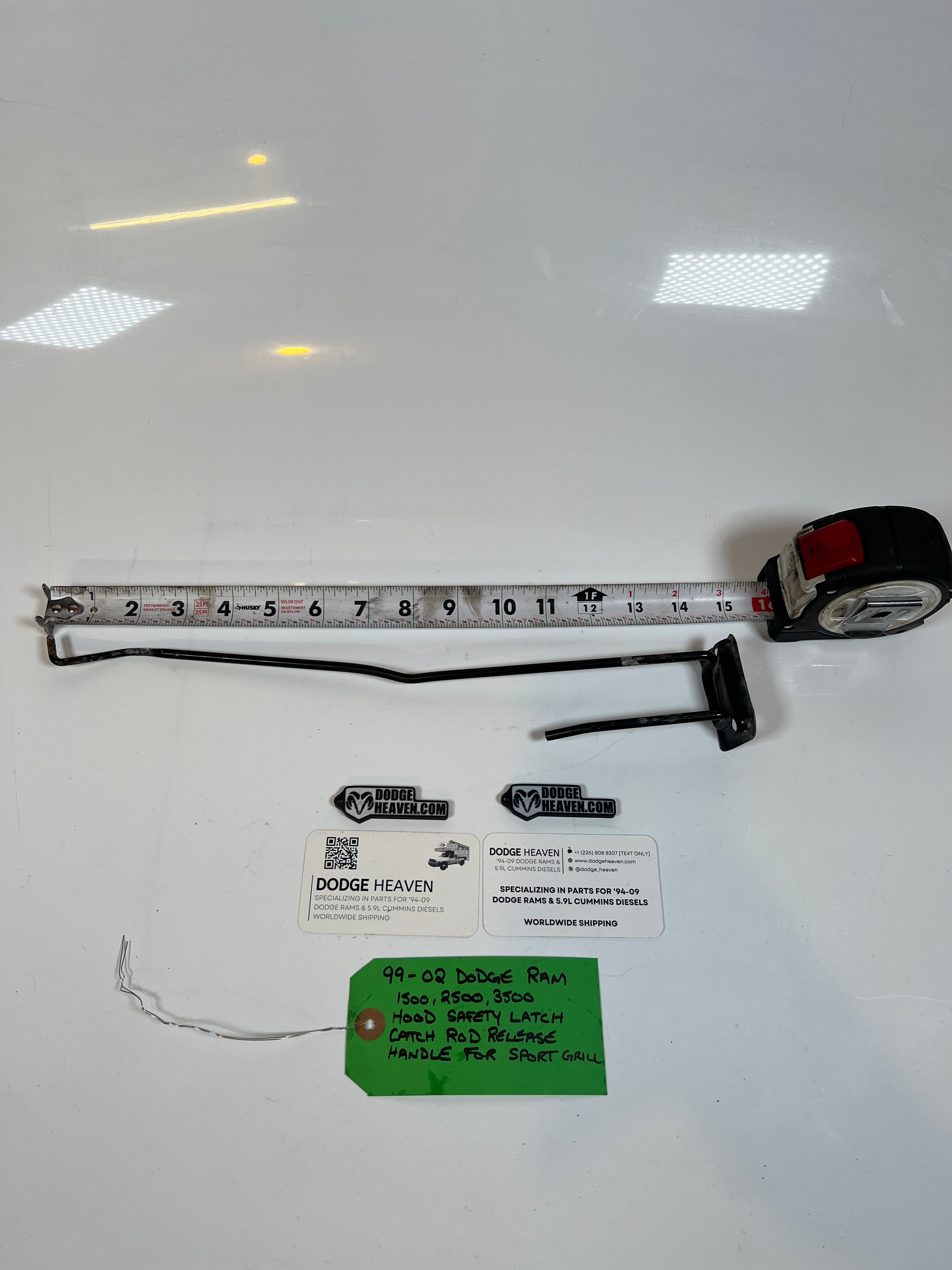 1998-2002 Dodge Ram Hood Release Handle For Sport Grille Only 1500 2500 3500