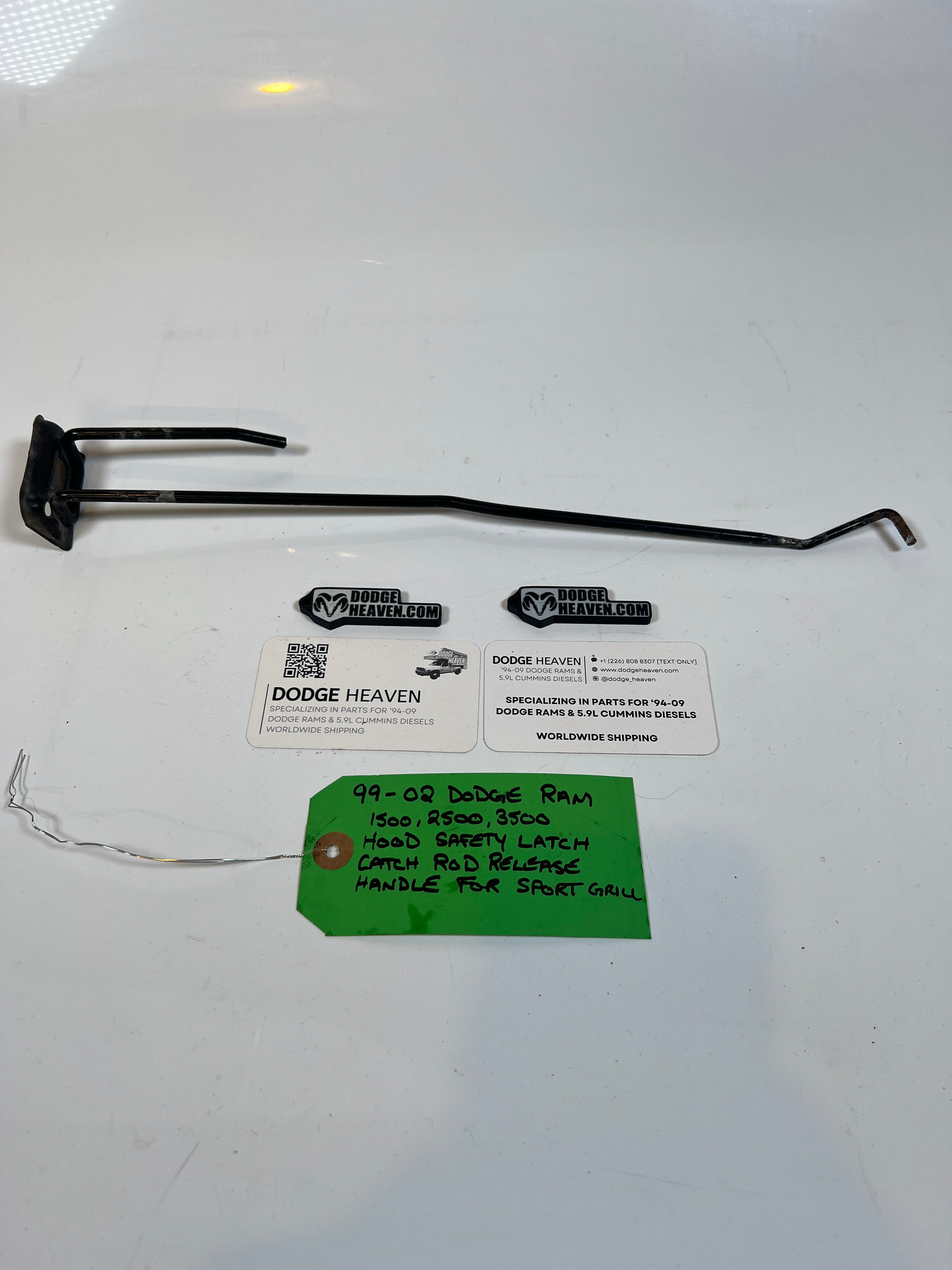 1998-2002 Dodge Ram Hood Release Handle For Sport Grille Only 1500 2500 3500