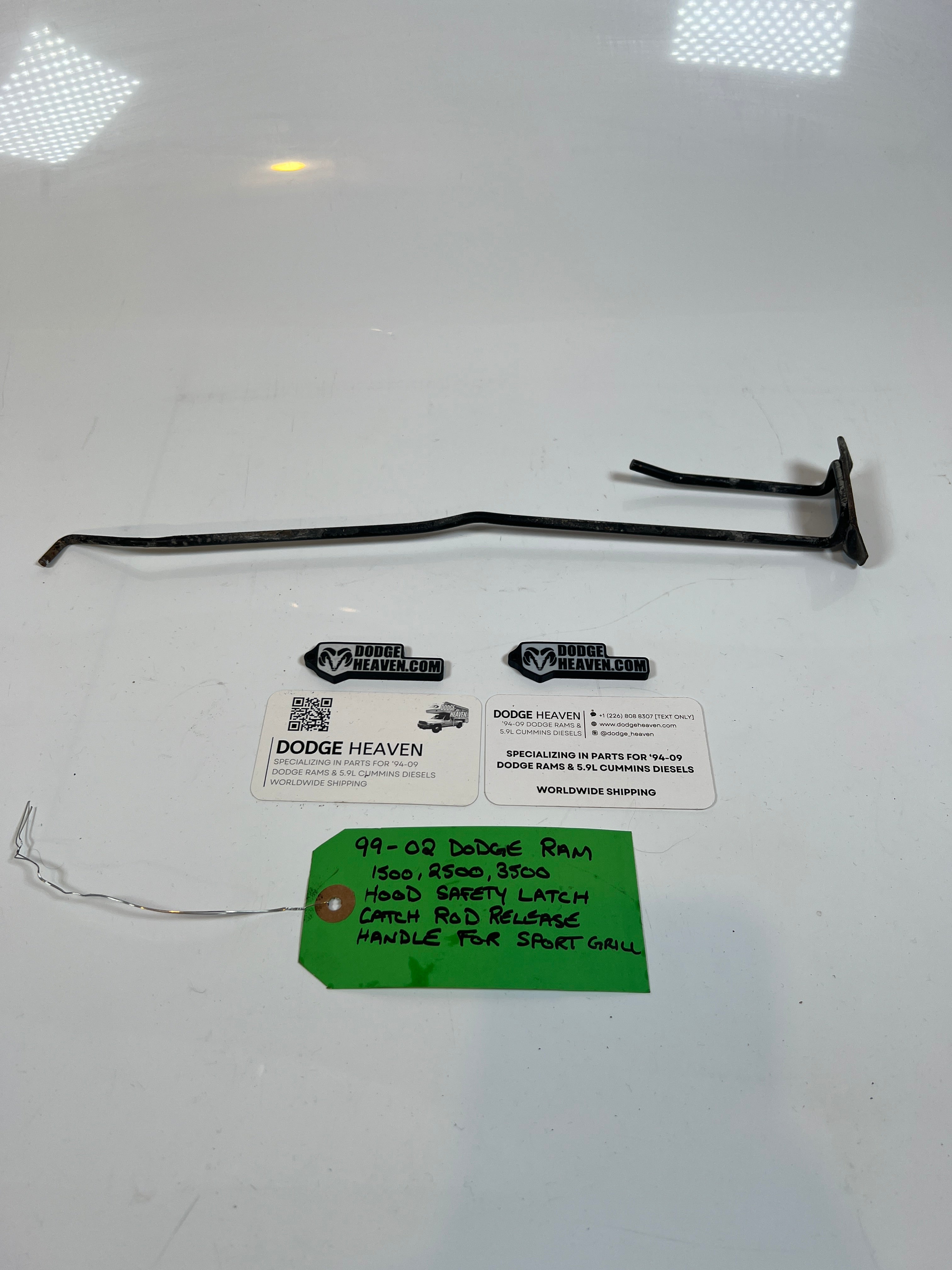 1998-2002 Dodge Ram Hood Release Handle For Sport Grille Only 1500 2500 3500