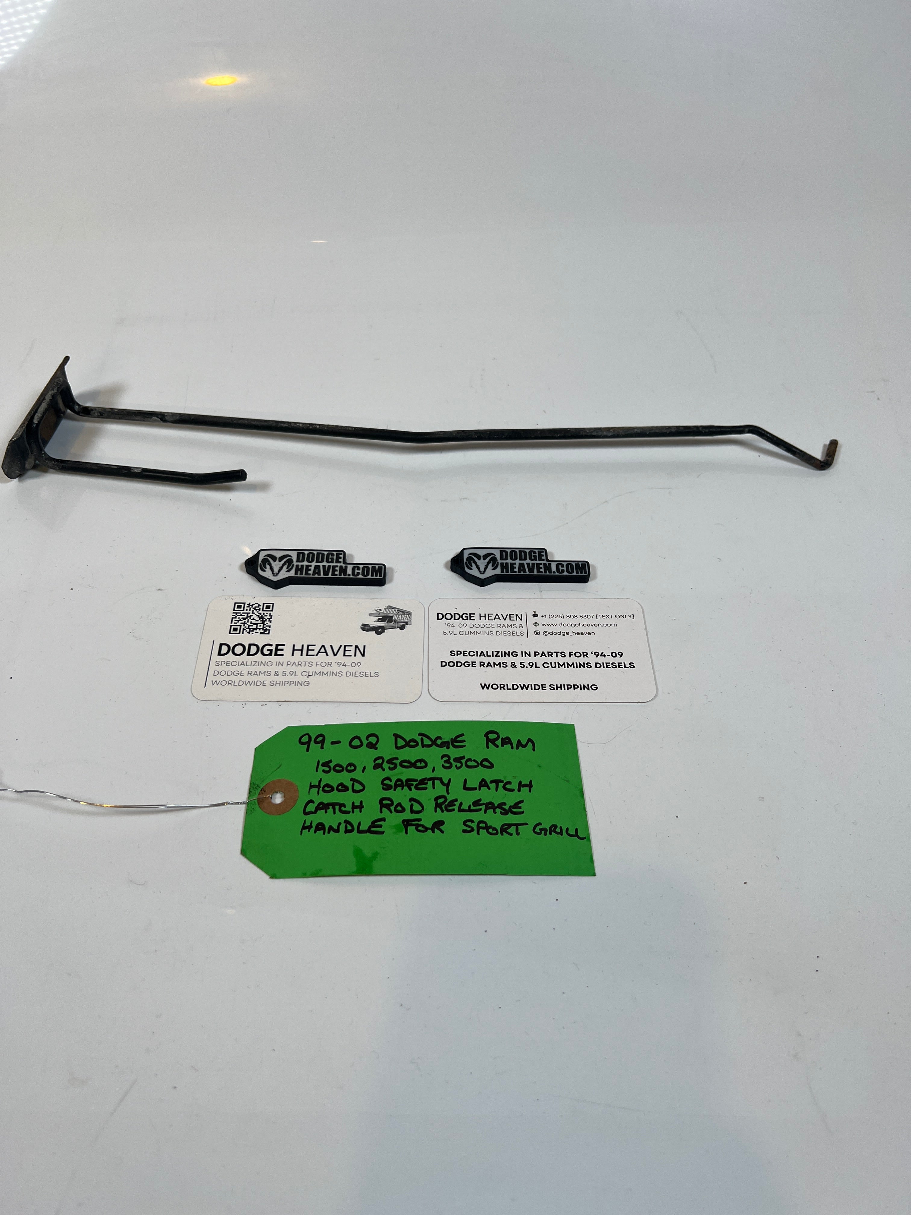 1998-2002 Dodge Ram Hood Release Handle For Sport Grille Only 1500 2500 3500