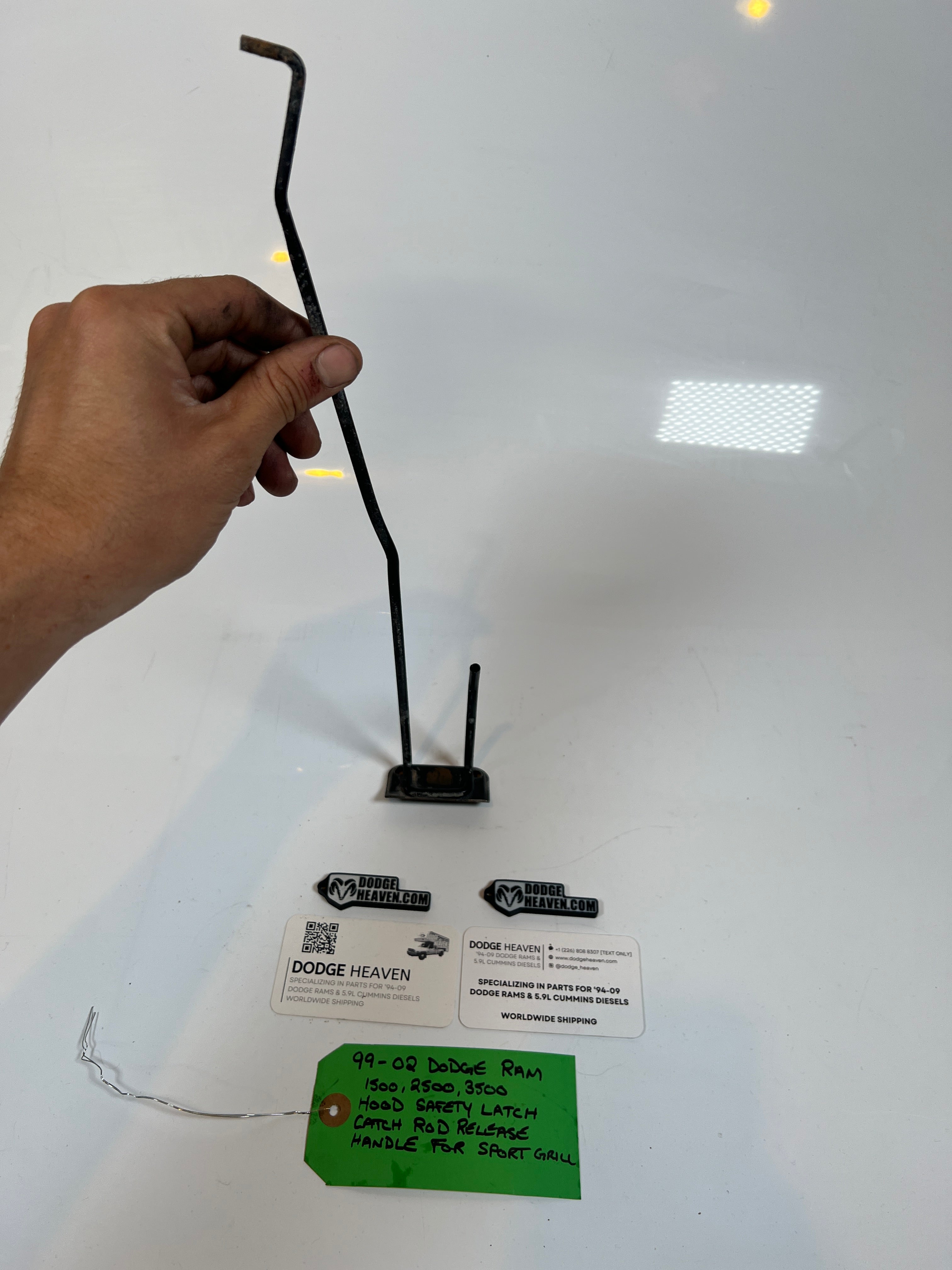 1998-2002 Dodge Ram Hood Release Handle For Sport Grille Only 1500 2500 3500