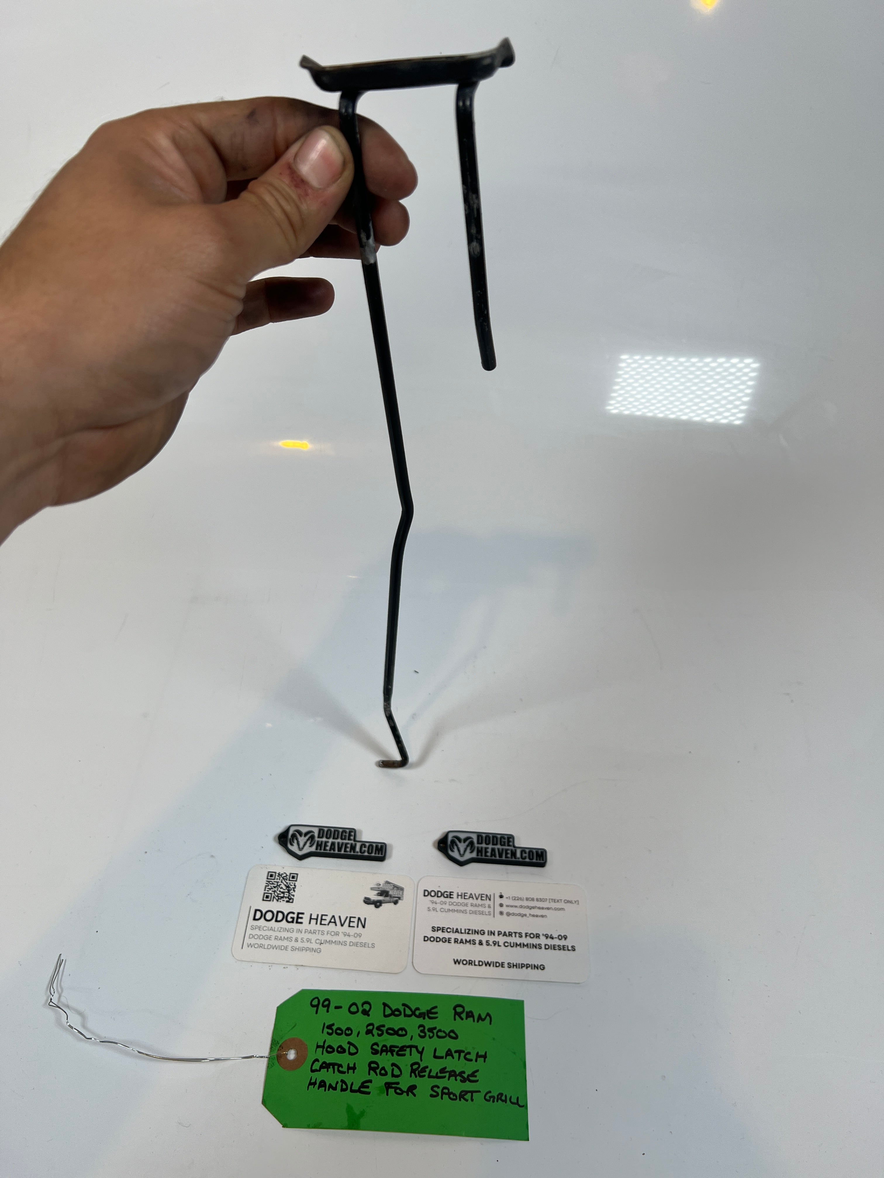 1998-2002 Dodge Ram Hood Release Handle For Sport Grille Only 1500 2500 3500
