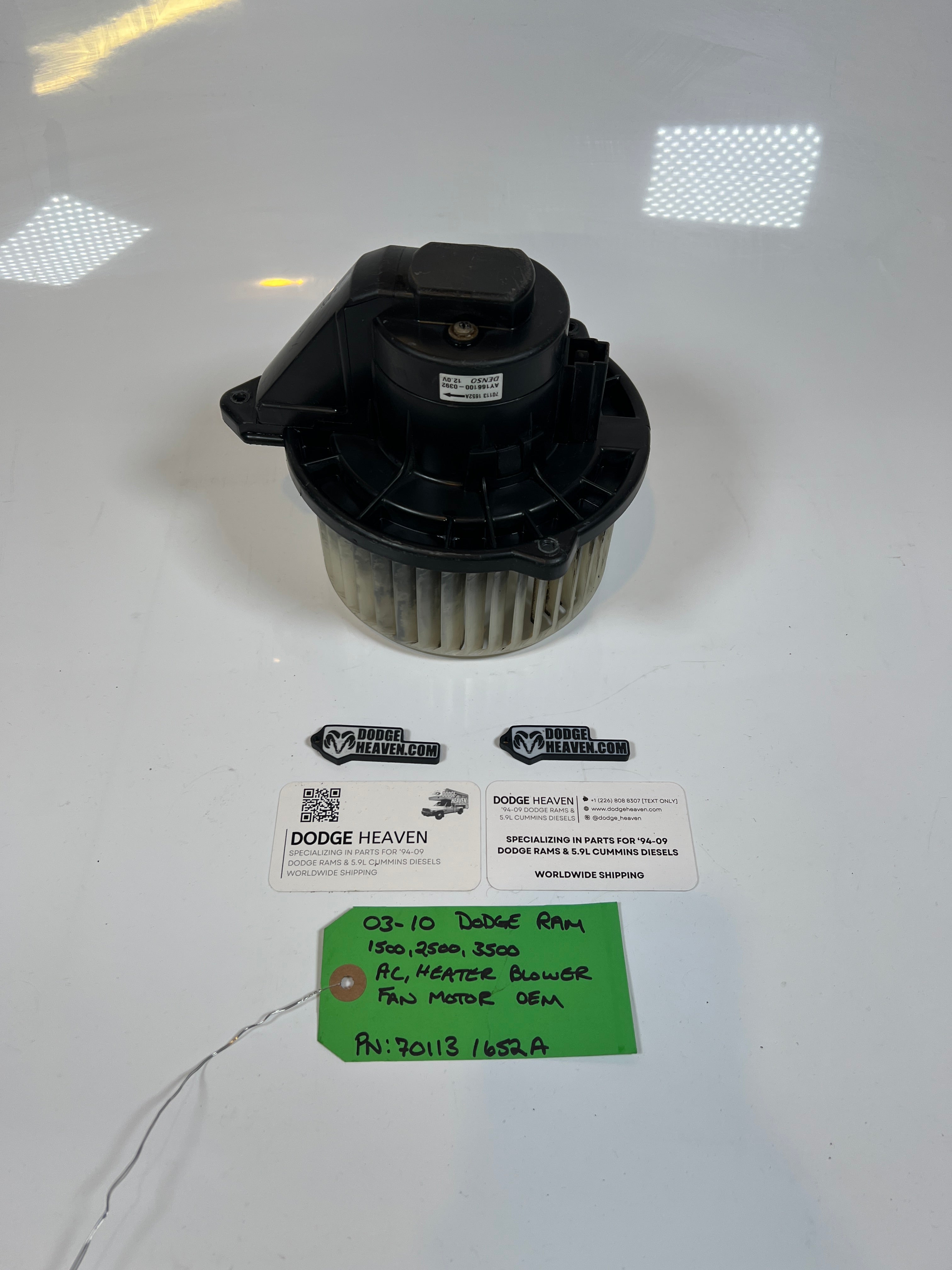 2003-2010 Dodge Ram HVAC Blower Fan Motor 1500 2500 3500