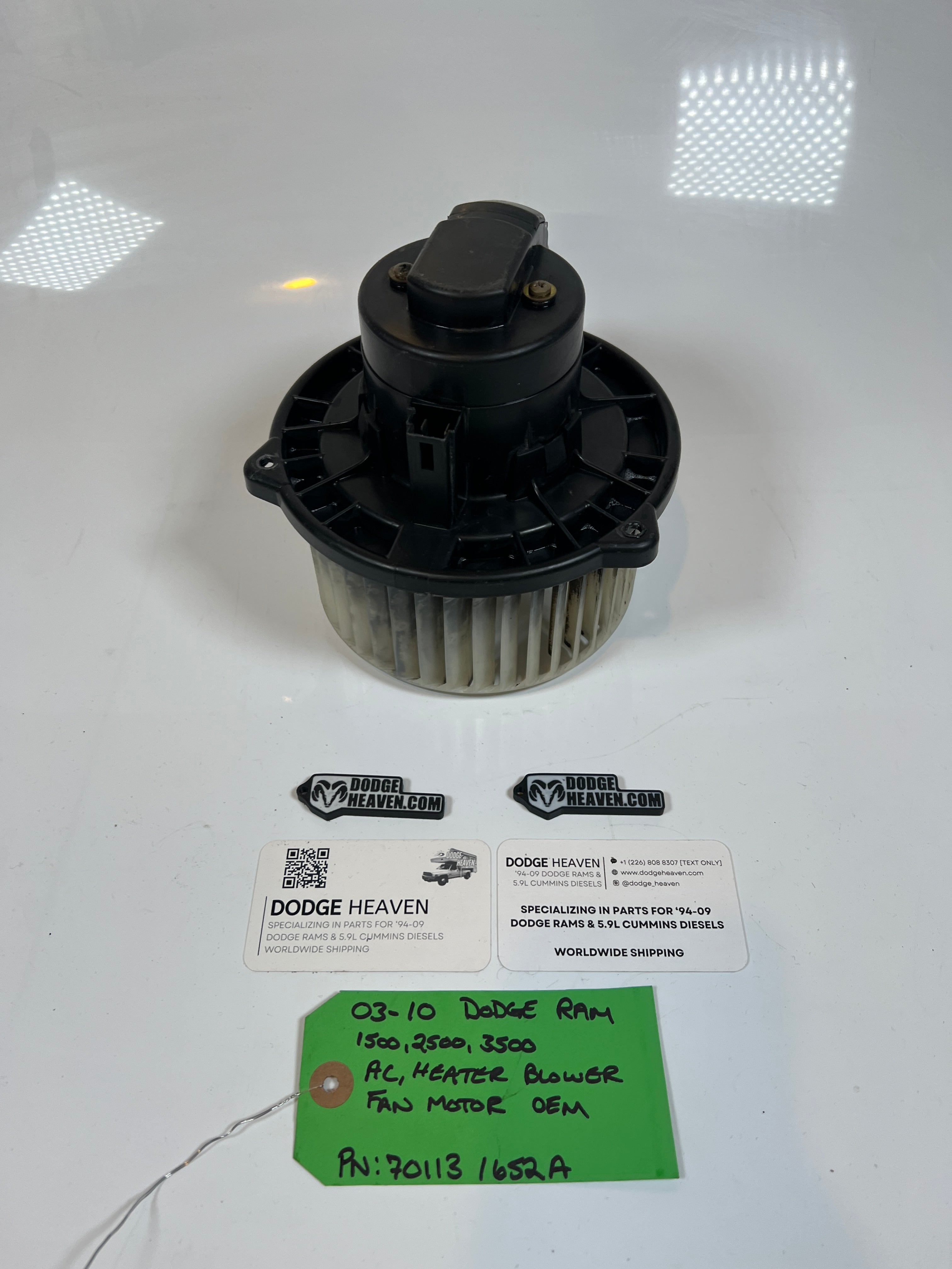 2003-2010 Dodge Ram HVAC Blower Fan Motor 1500 2500 3500