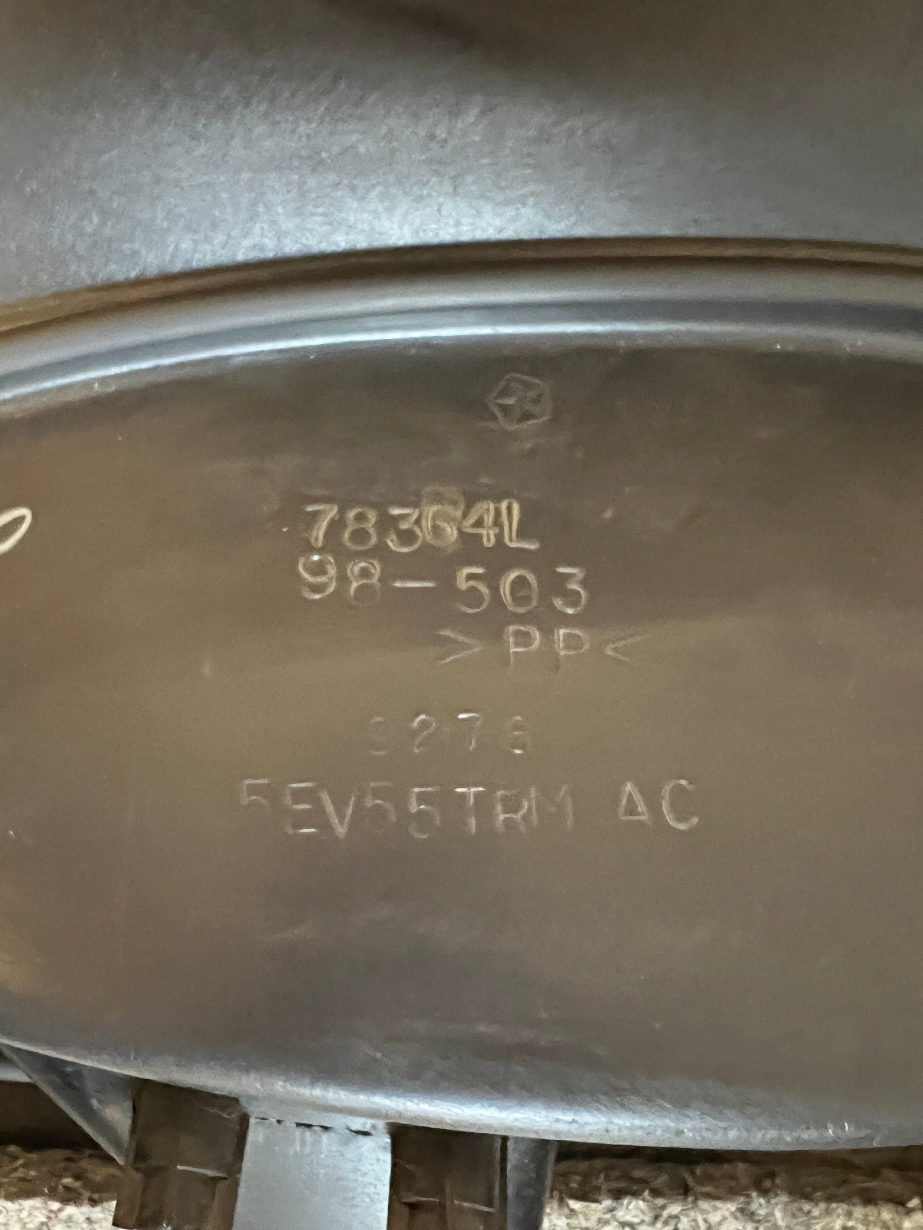 1998-2002 Dodge Ram Rear Rear Driver Door Panel EXT Cab 1500 2500 3500 Dark grey