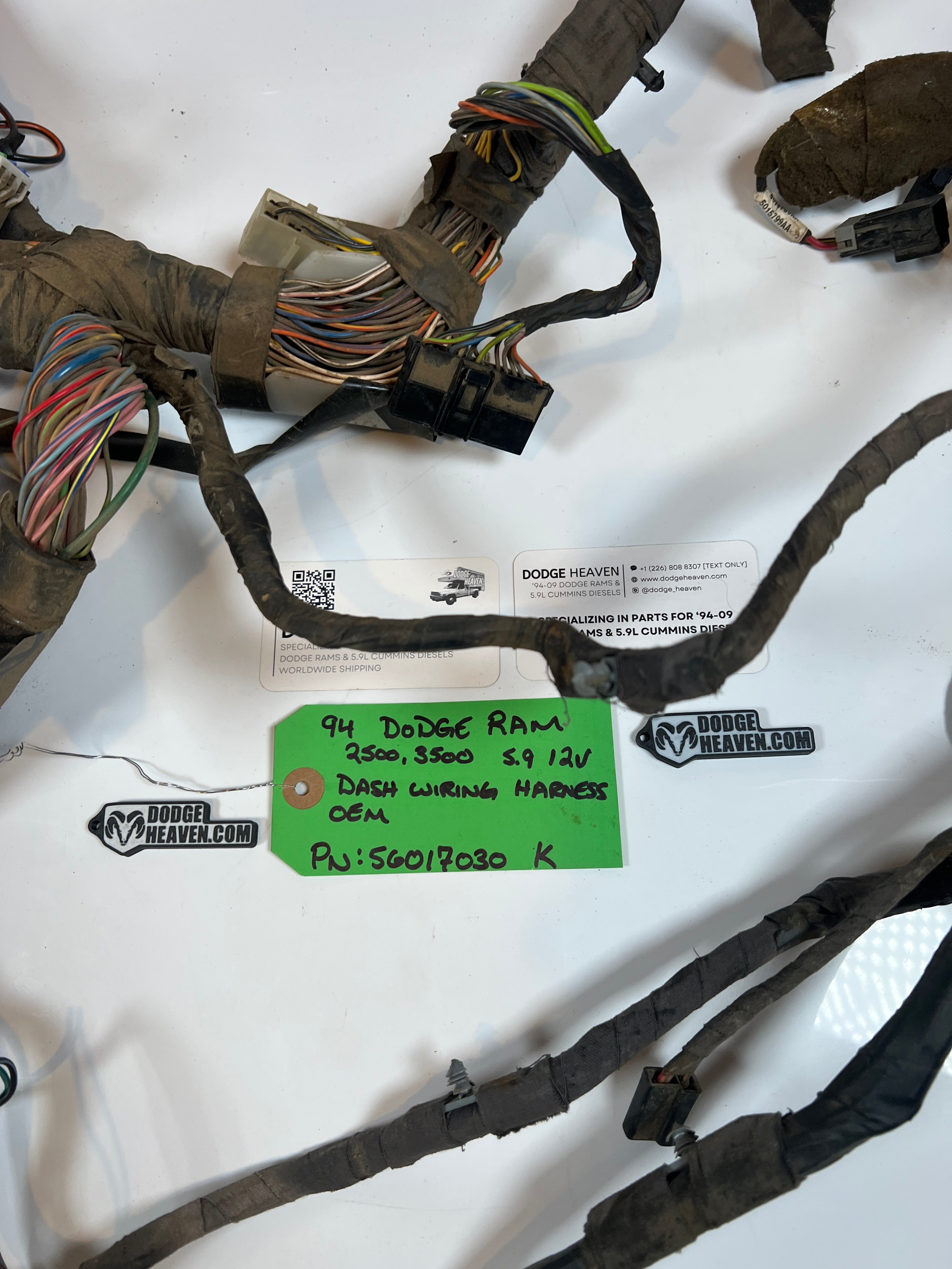 1994-1994 Dodge Ram 12V 5.9L Cummins Dash Wiring Harness (2500 3500)