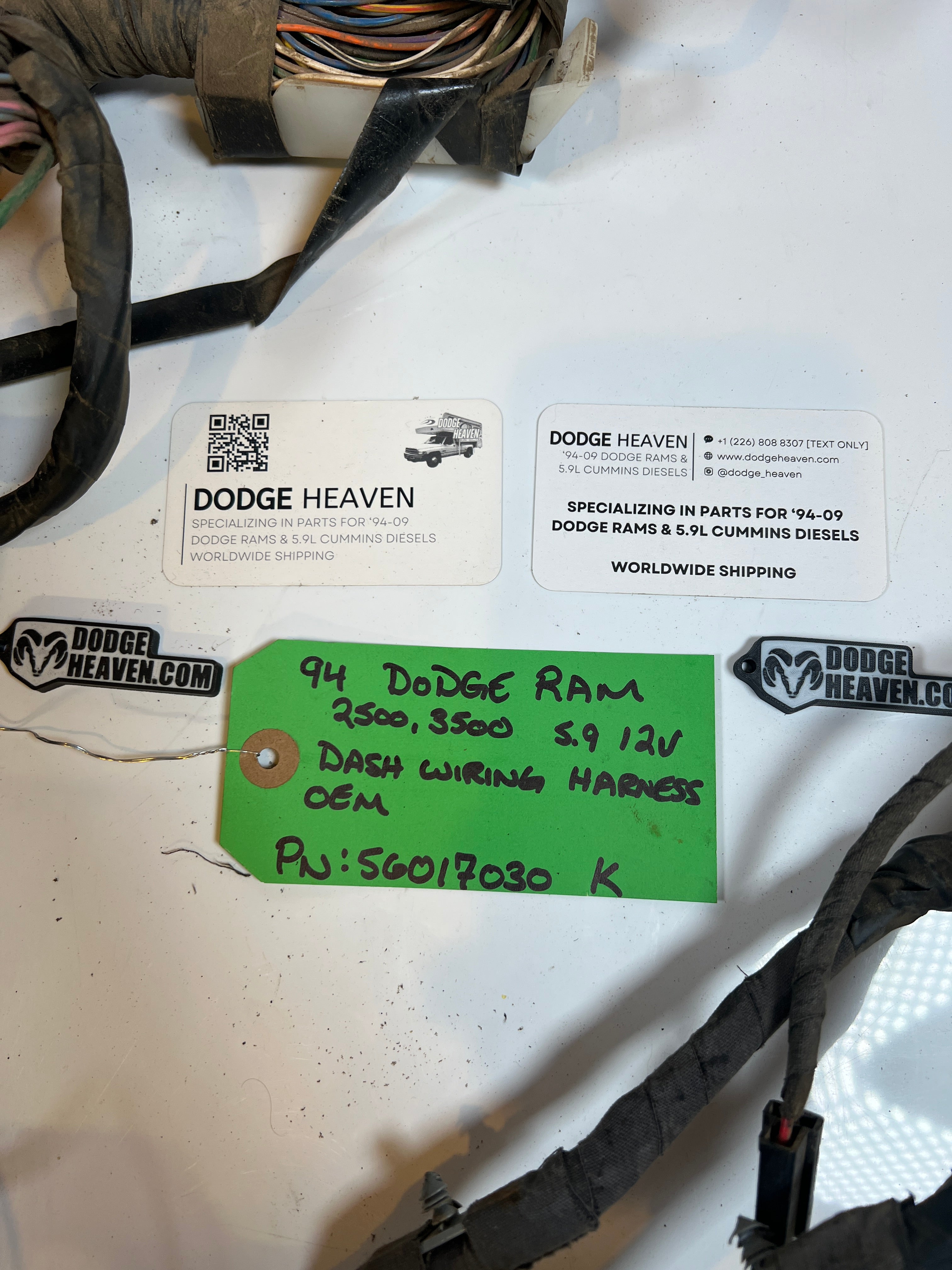 1994-1994 Dodge Ram 12V 5.9L Cummins Dash Wiring Harness (2500 3500)