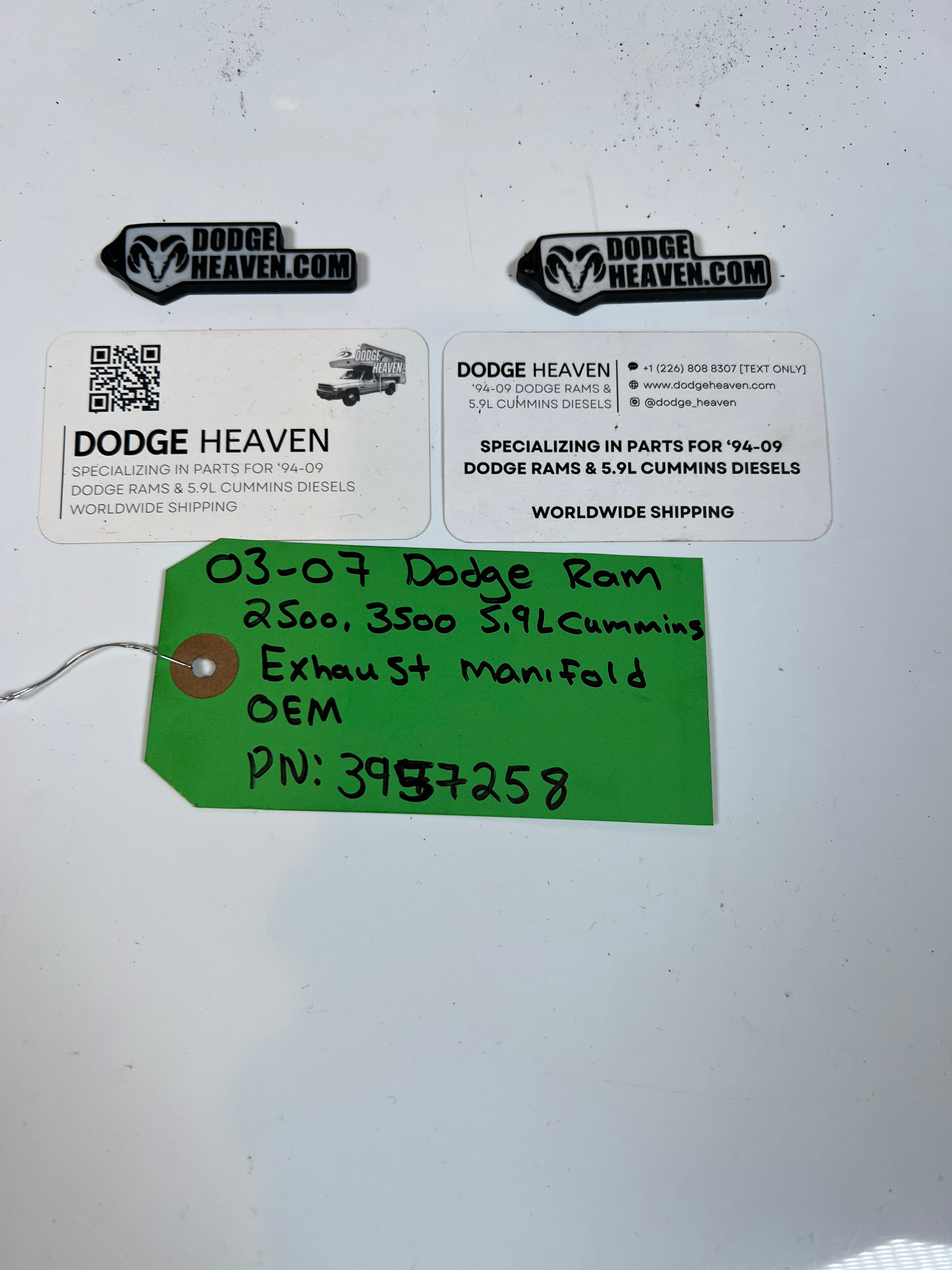 2003-2007 Dodge Ram 2500 3500 5.9L Cummins Diesel Exhaust Manifold