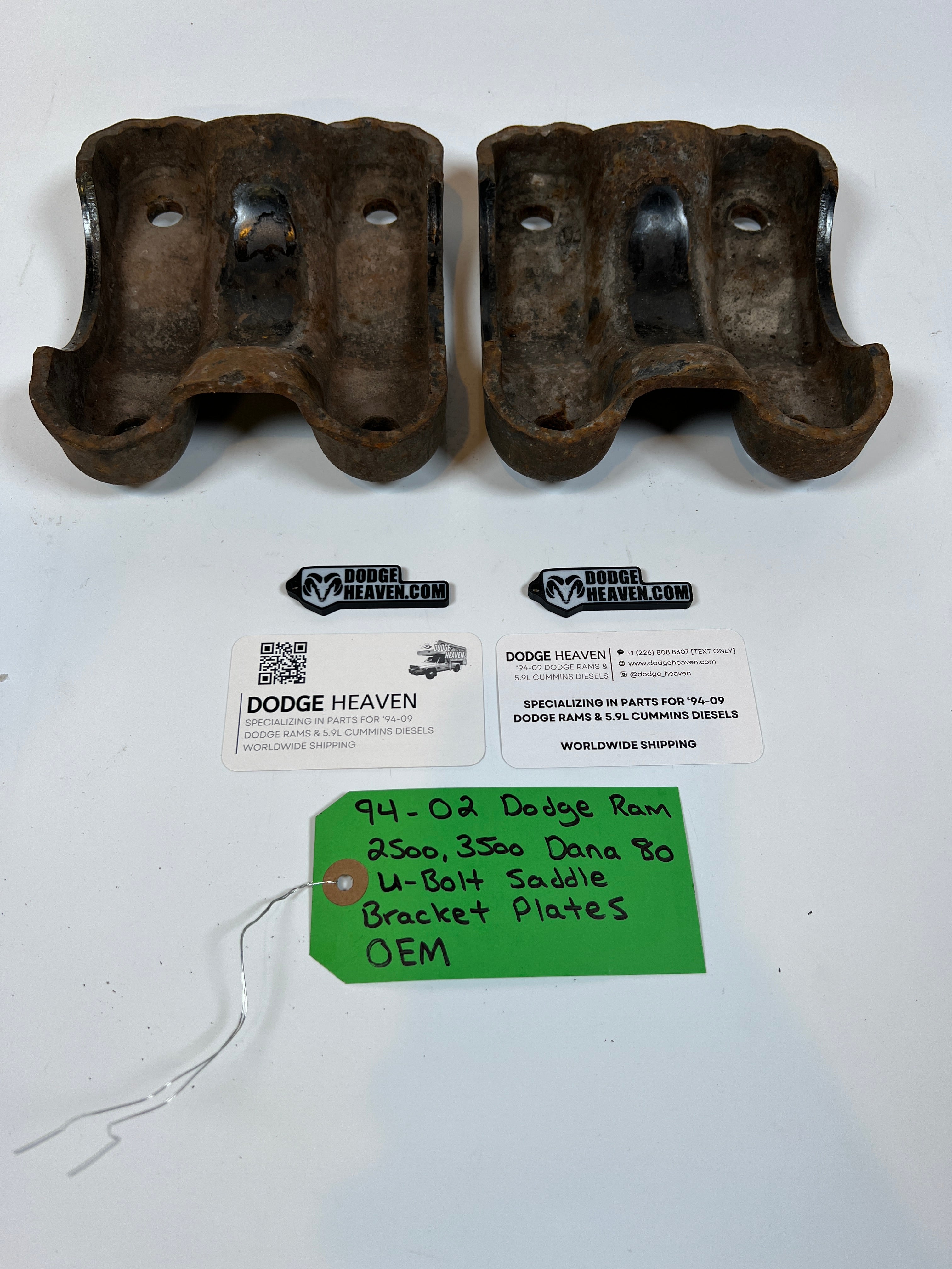 1994-2002 Dodge Ram 2500 3500 2500 3500 Dana 80 U-Bolt Saddle Bracket Plates