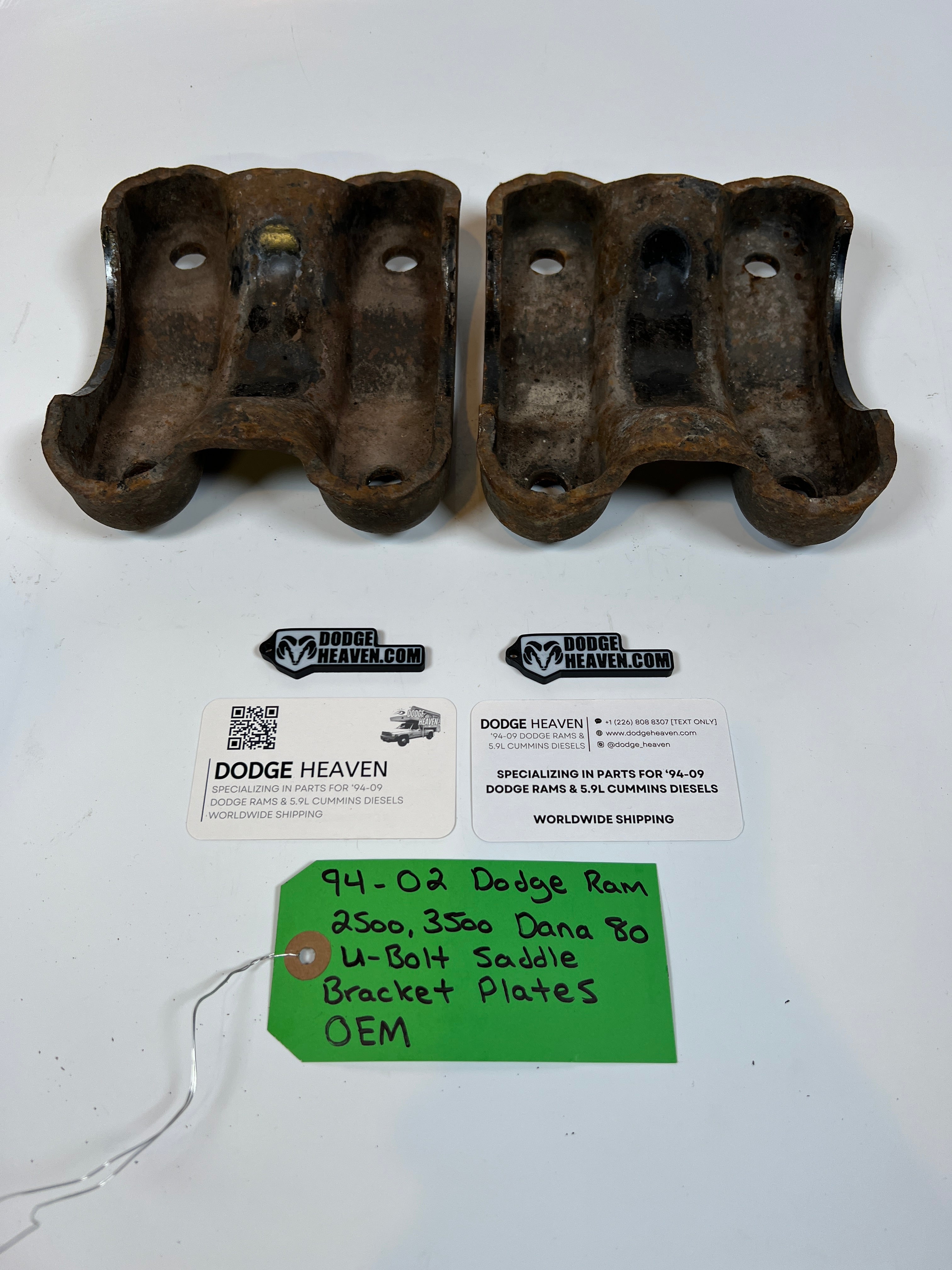 1994-2002 Dodge Ram 2500 3500 2500 3500 Dana 80 U-Bolt Saddle Bracket Plates