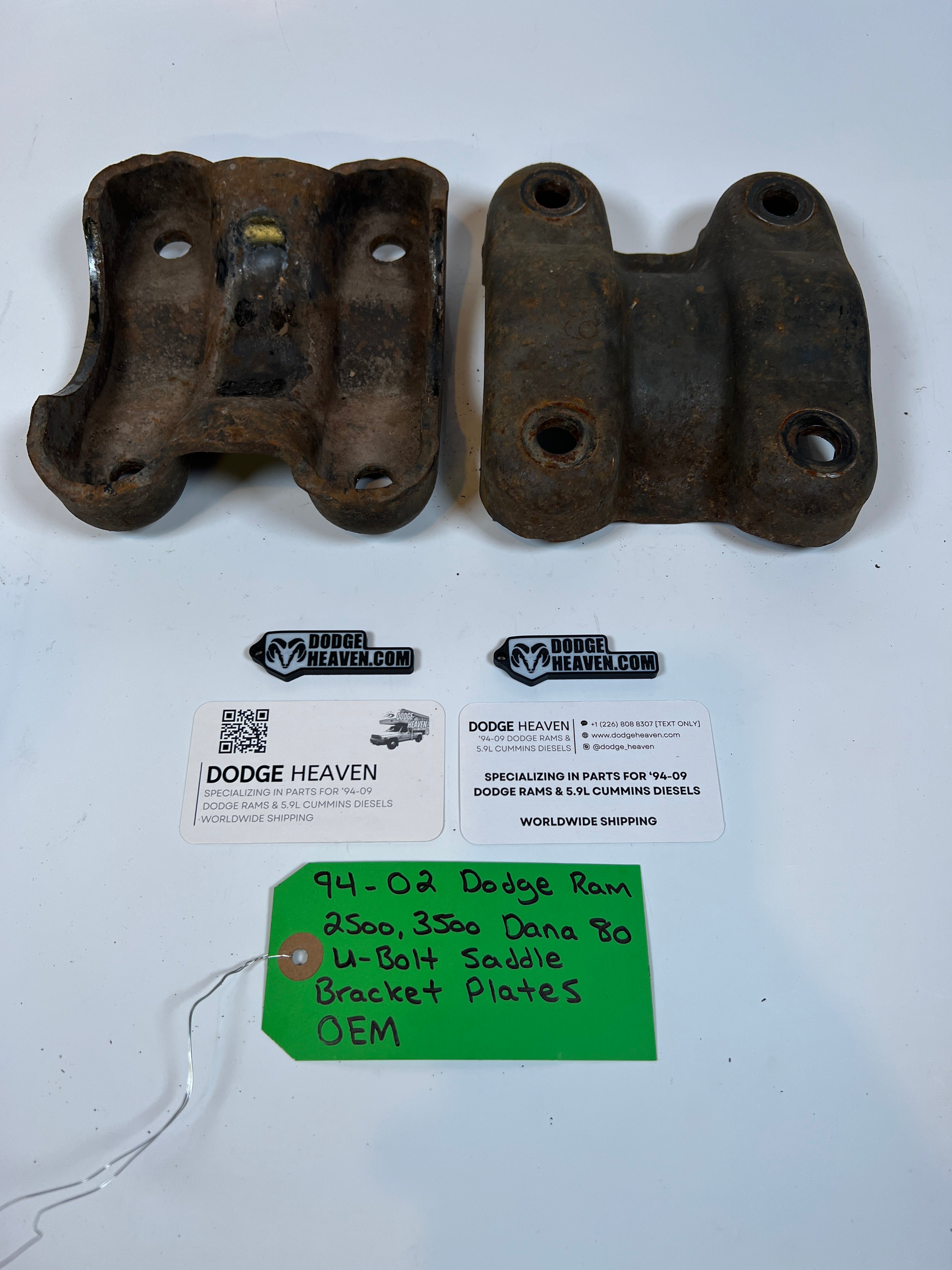 1994-2002 Dodge Ram 2500 3500 2500 3500 Dana 80 U-Bolt Saddle Bracket Plates