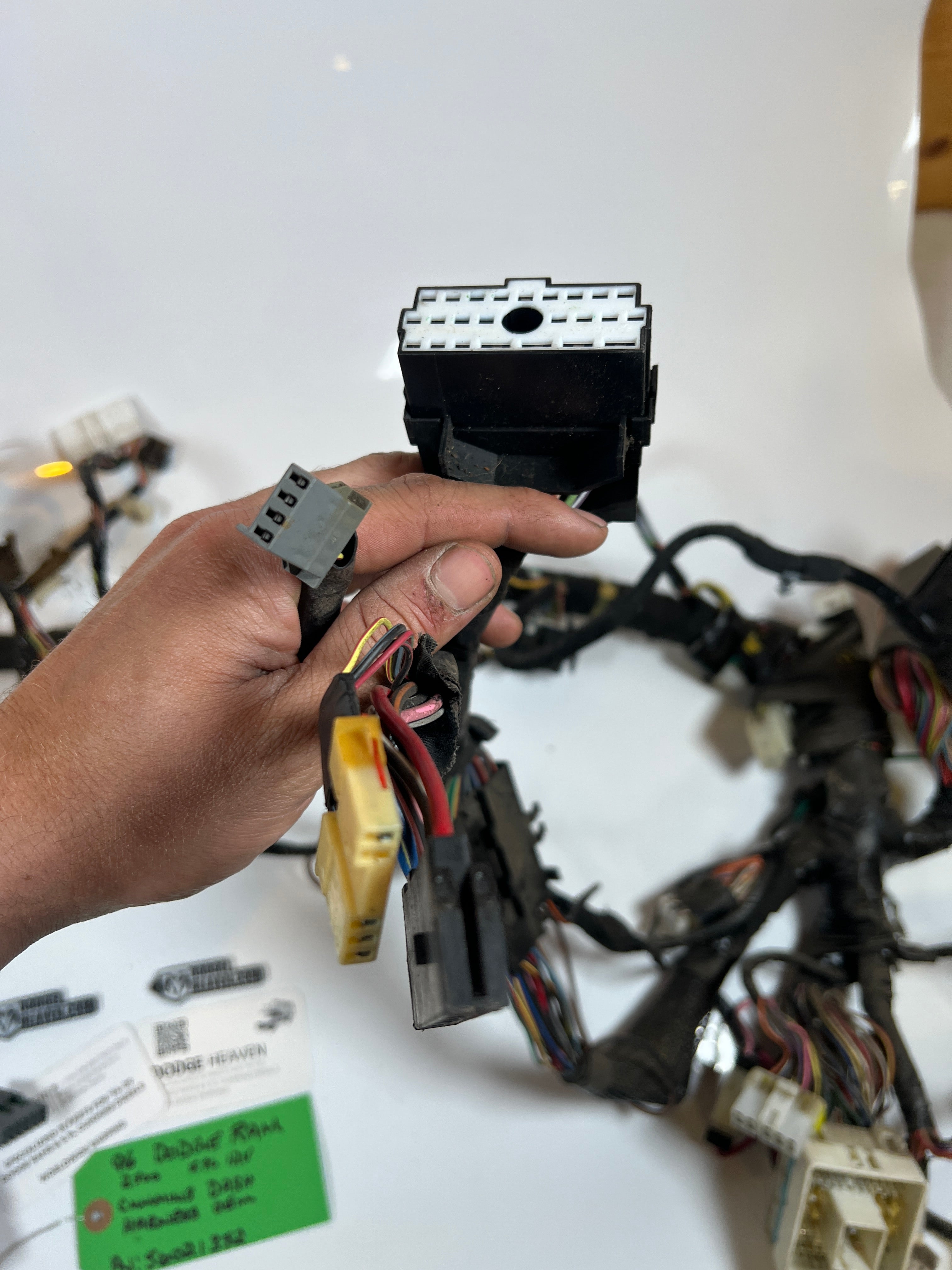 1996-1996 Dodge Ram 2500 3500 5.9l Cummins Dash Wiring Harness OEM