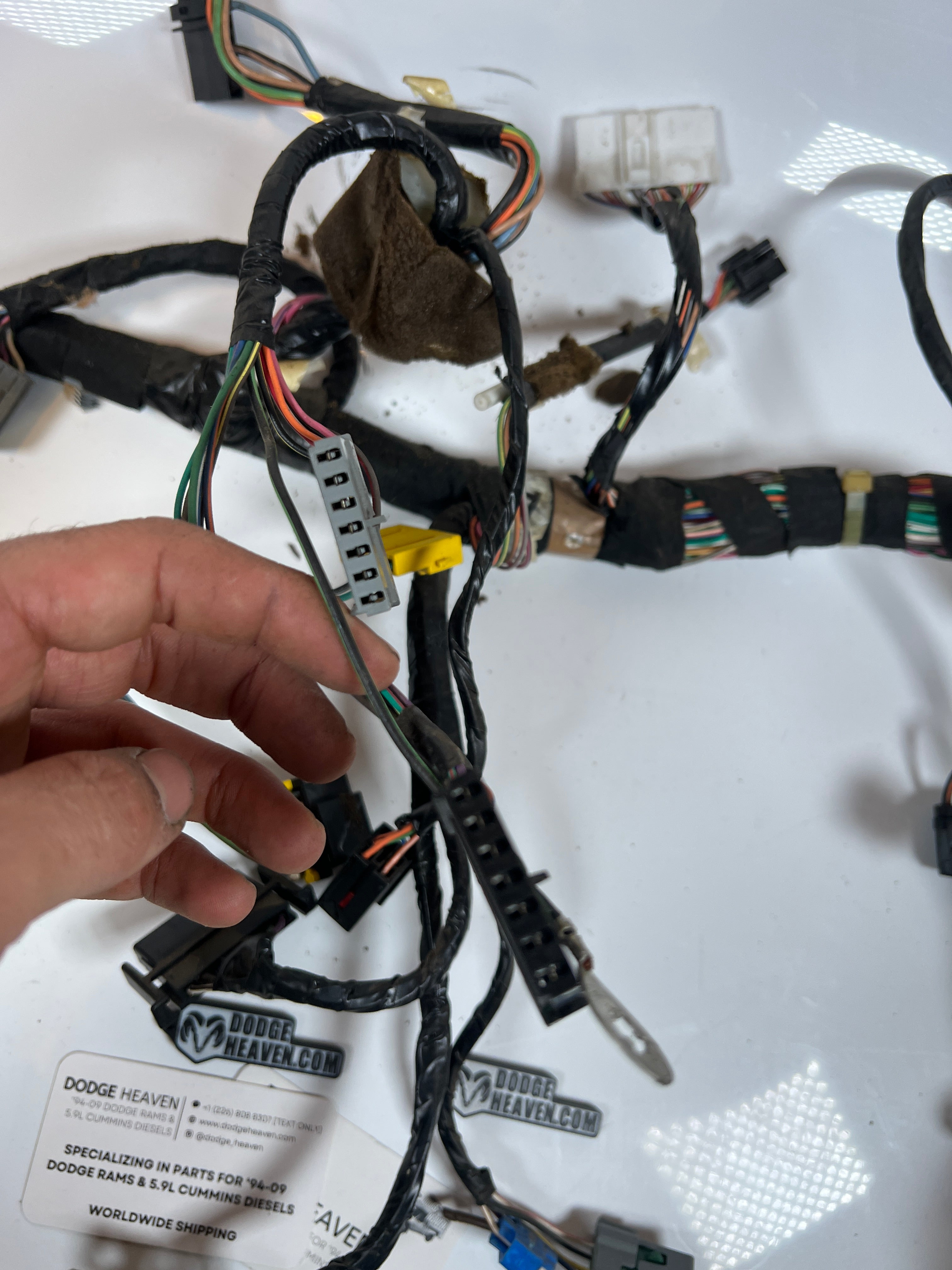 1996-1996 Dodge Ram 2500 3500 5.9l Cummins Dash Wiring Harness OEM