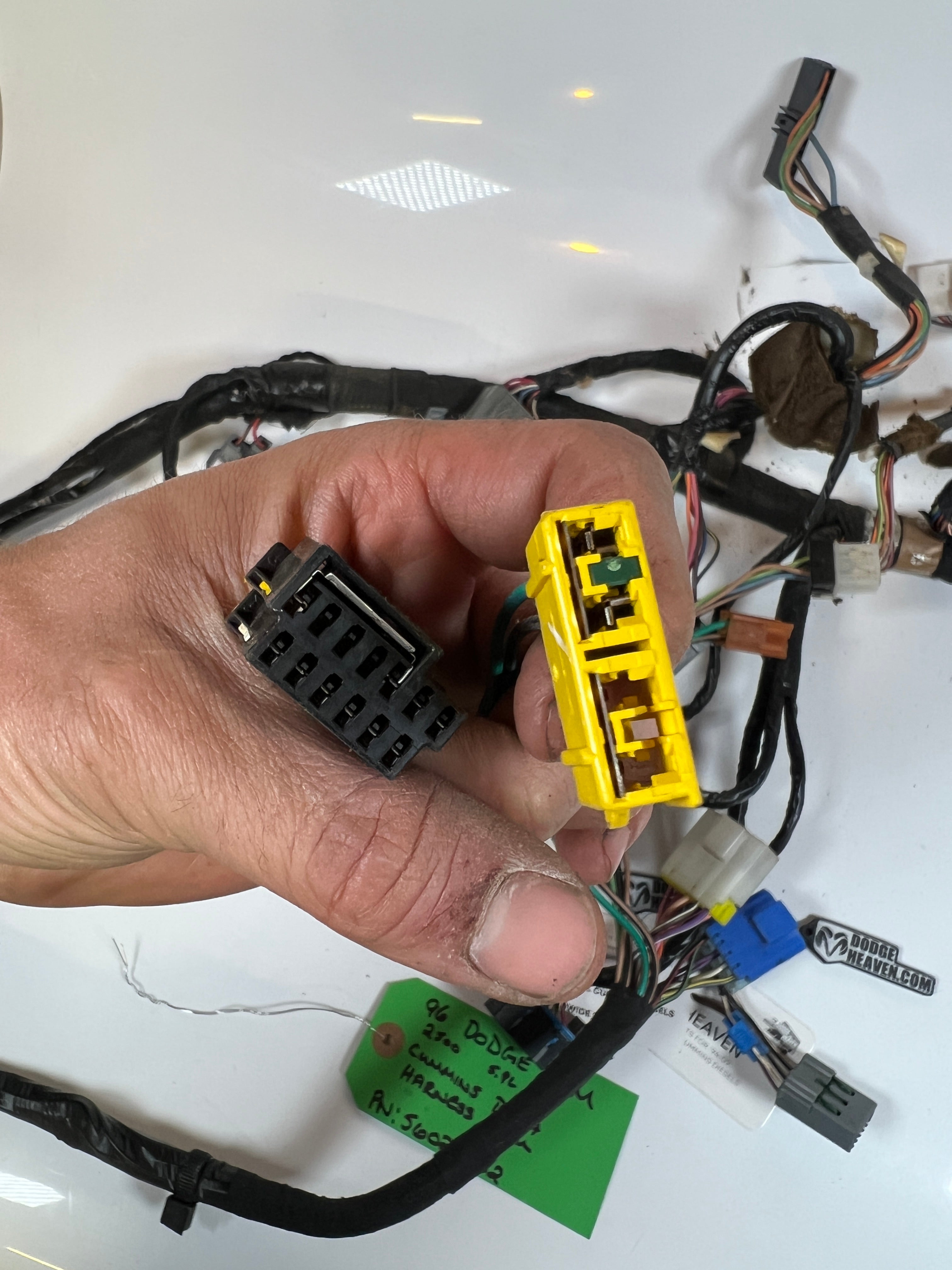 1996-1996 Dodge Ram 2500 3500 5.9l Cummins Dash Wiring Harness OEM