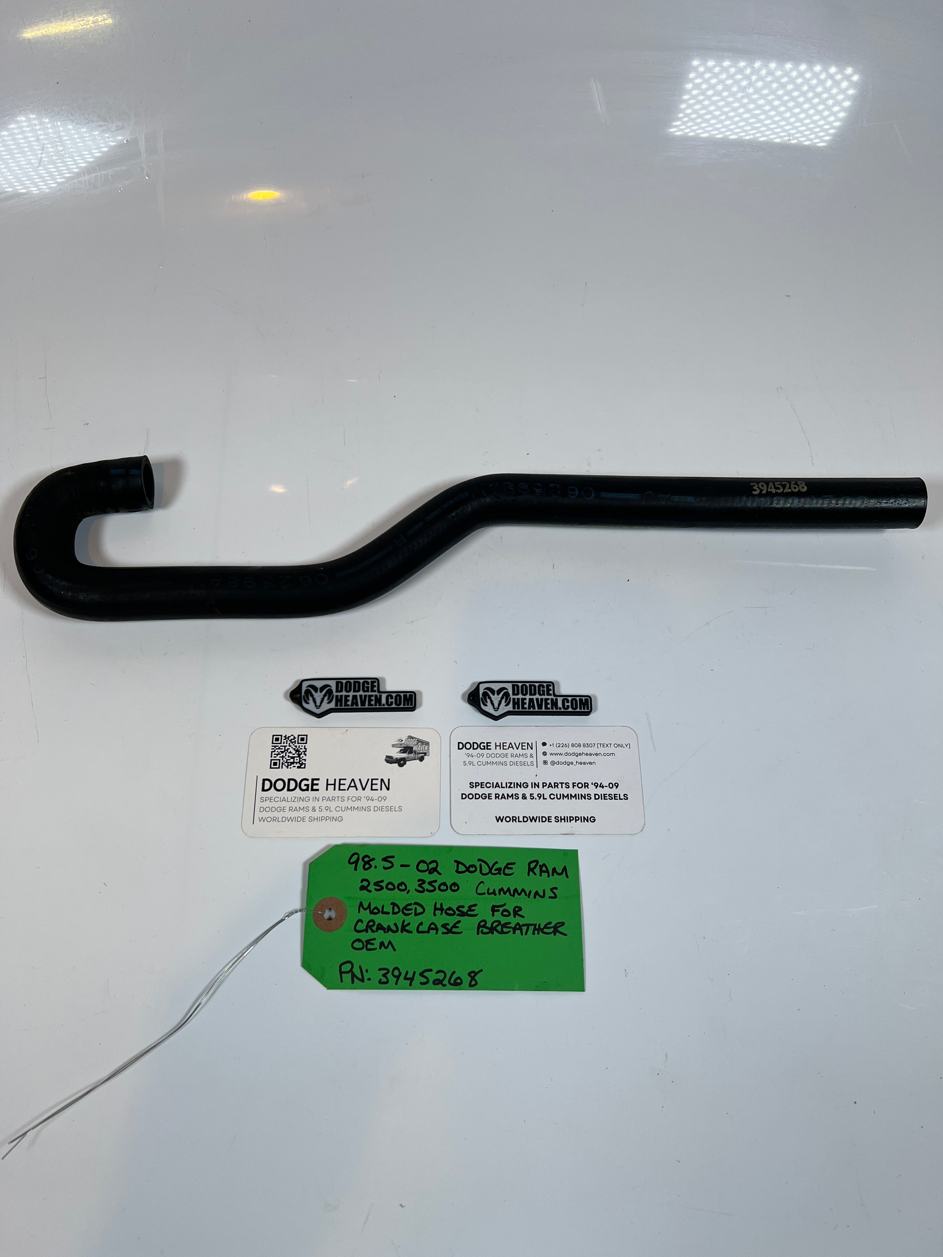 1998.5-2002 Dodge Ram 24 Valve 5.9L Cummins Crank Case Breather Hose