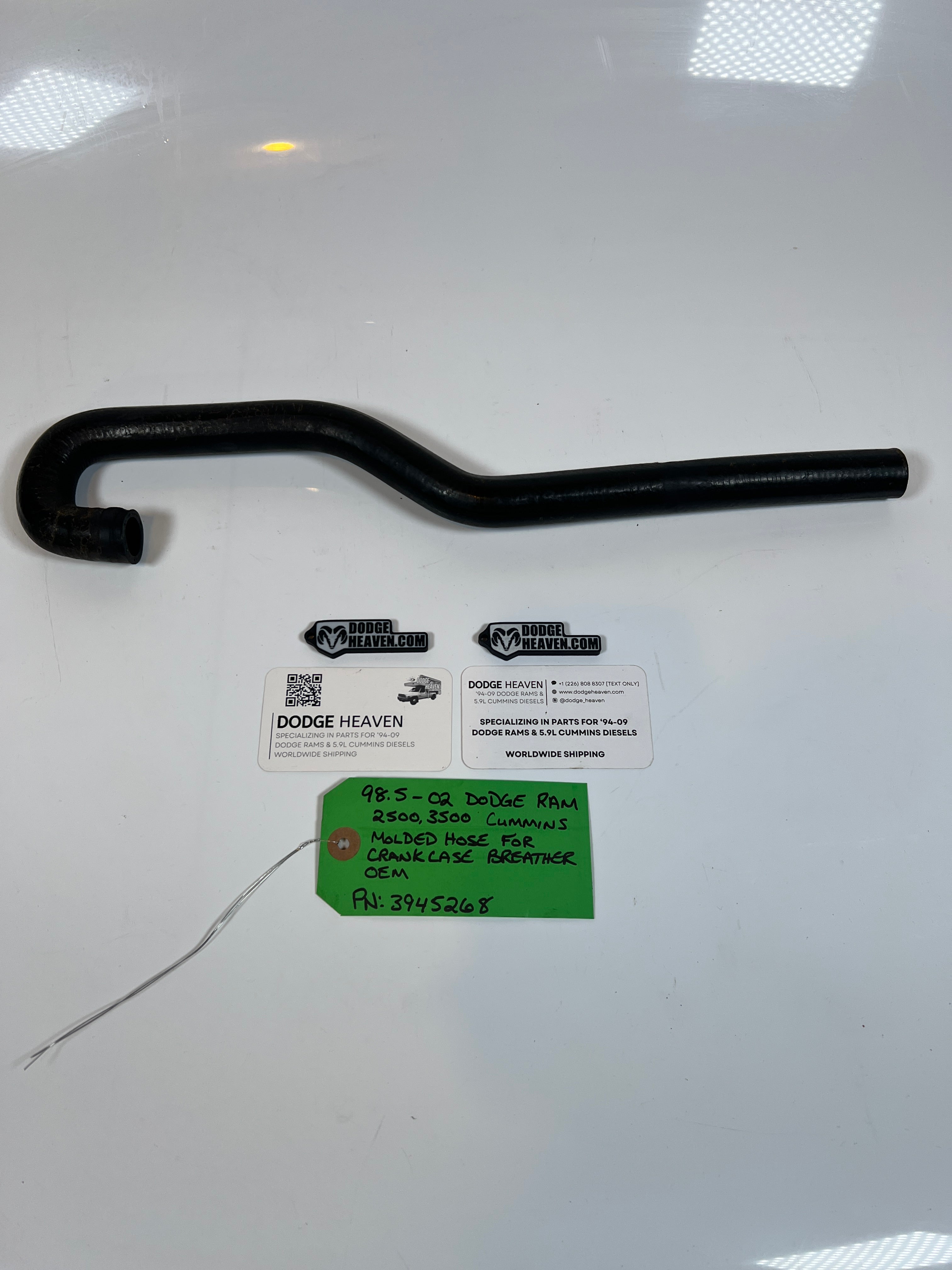 1998.5-2002 Dodge Ram 24 Valve 5.9L Cummins Crank Case Breather Hose