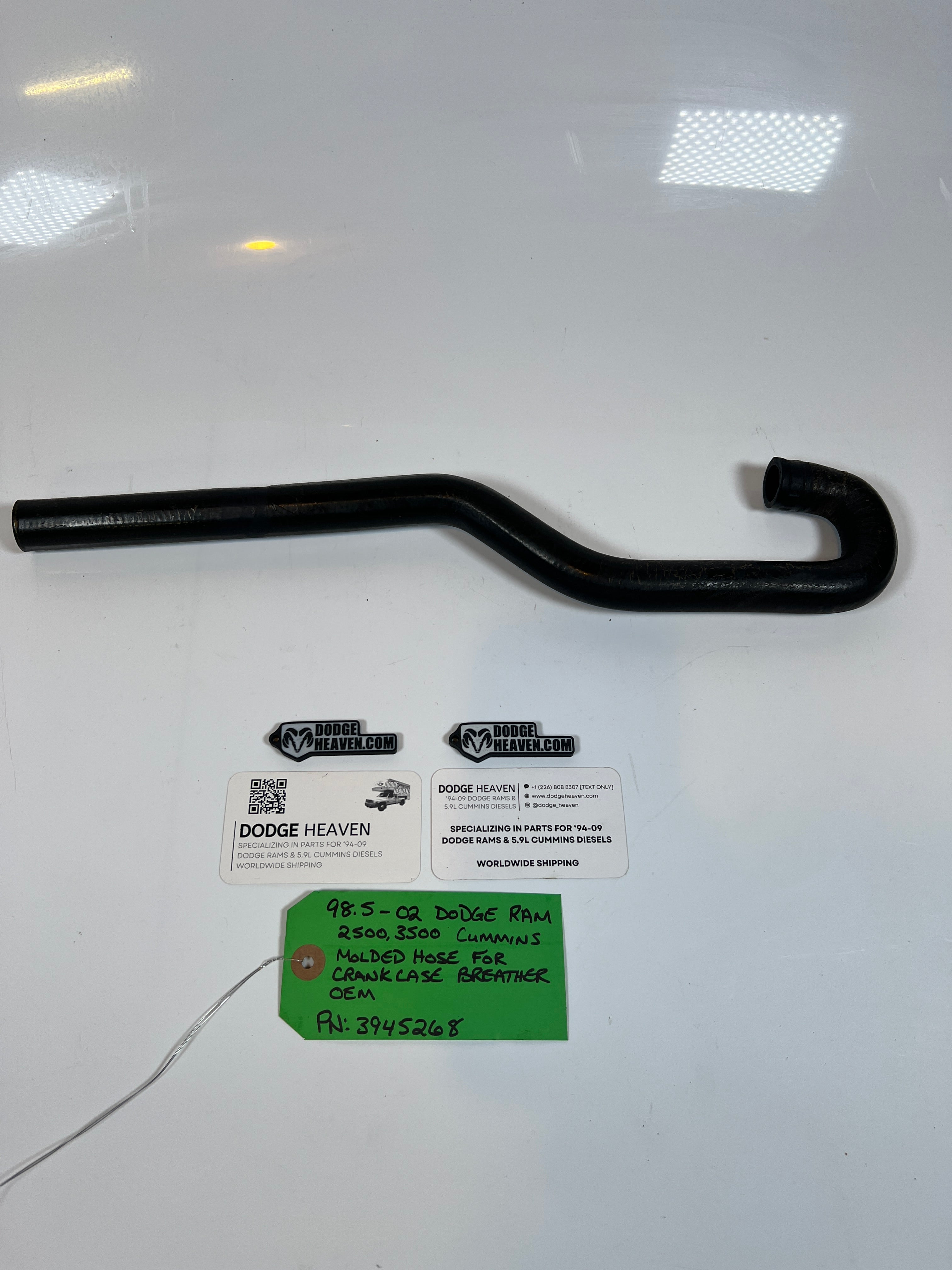 1998.5-2002 Dodge Ram 24 Valve 5.9L Cummins Crank Case Breather Hose