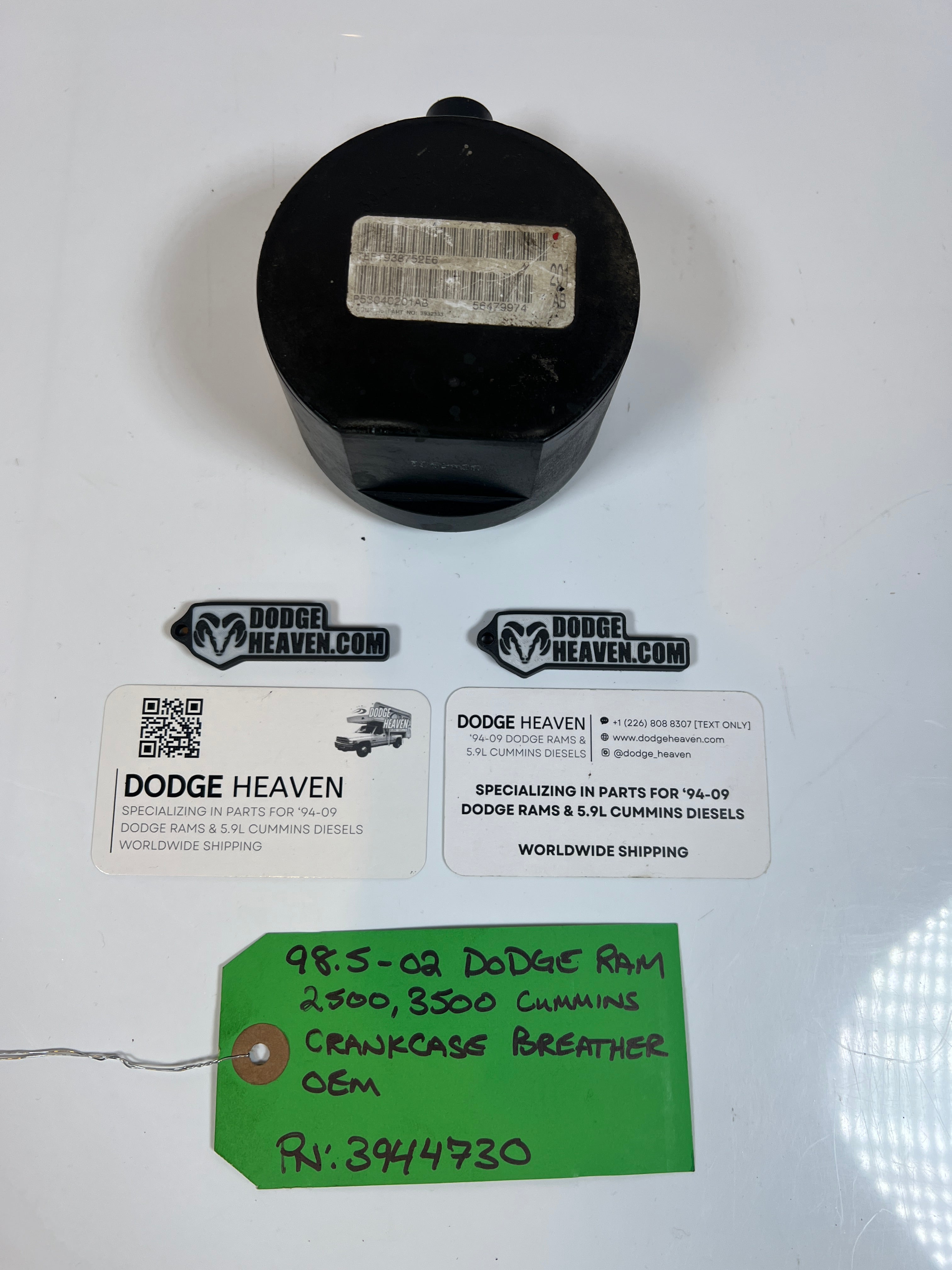 1998.5-2002 Dodge Ram 24 Valve 5.9L Cummins Crank Case Breather