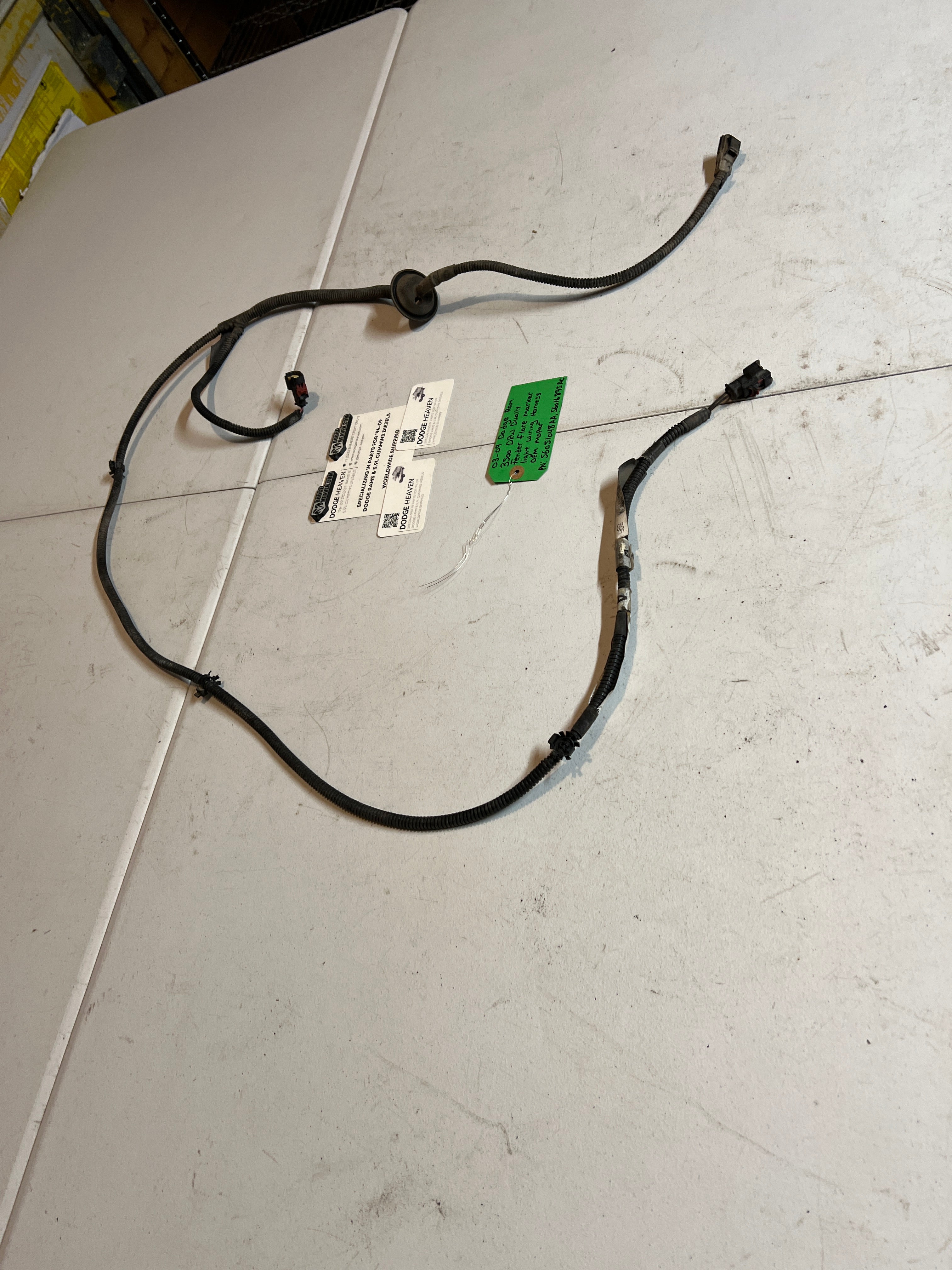 2003-2009 Dodge Ram 3500 Dually fender Light Wiring Harness