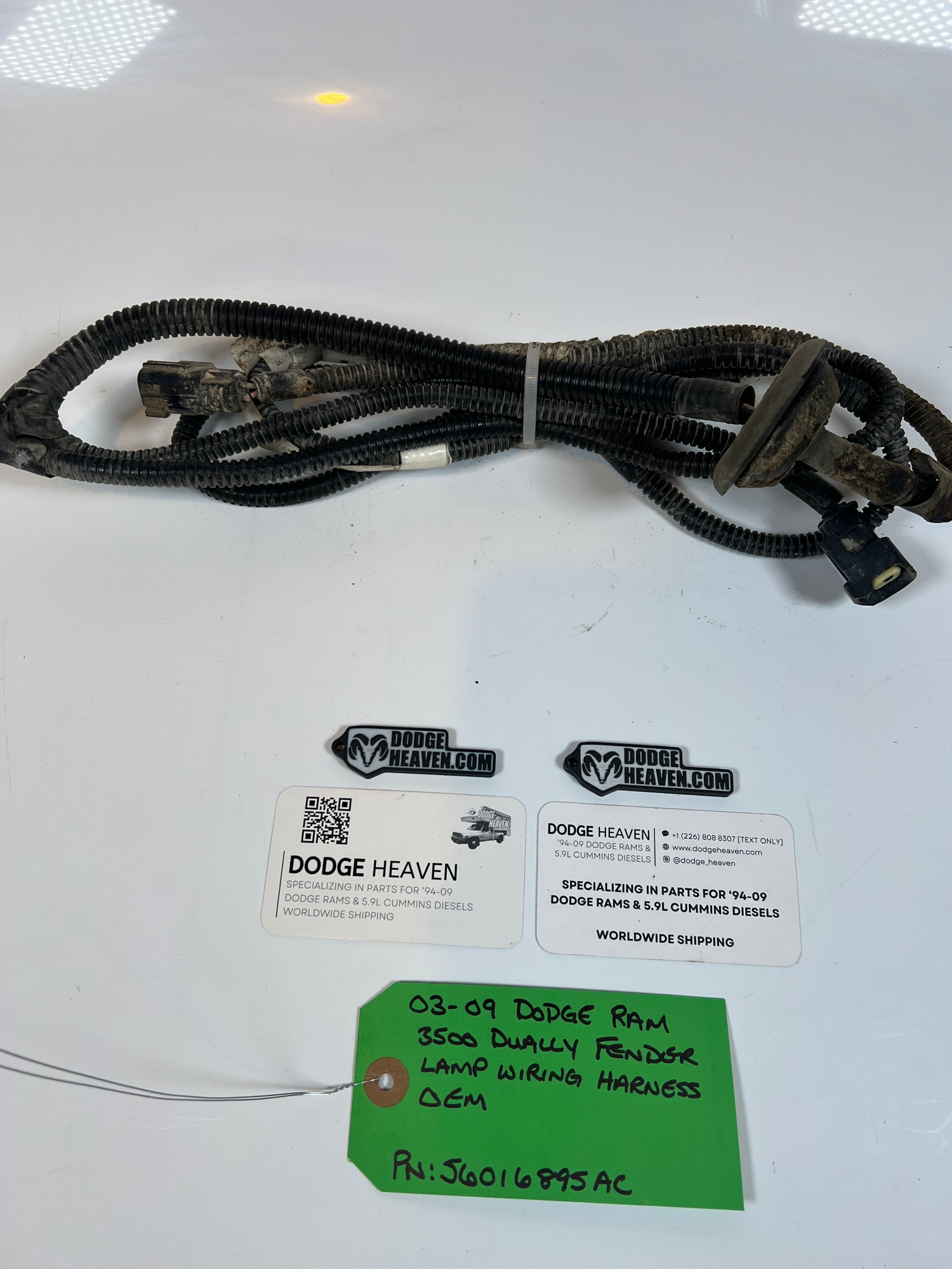 2003-2009 Dodge Ram 3500 Dually fender Light Wiring Harness