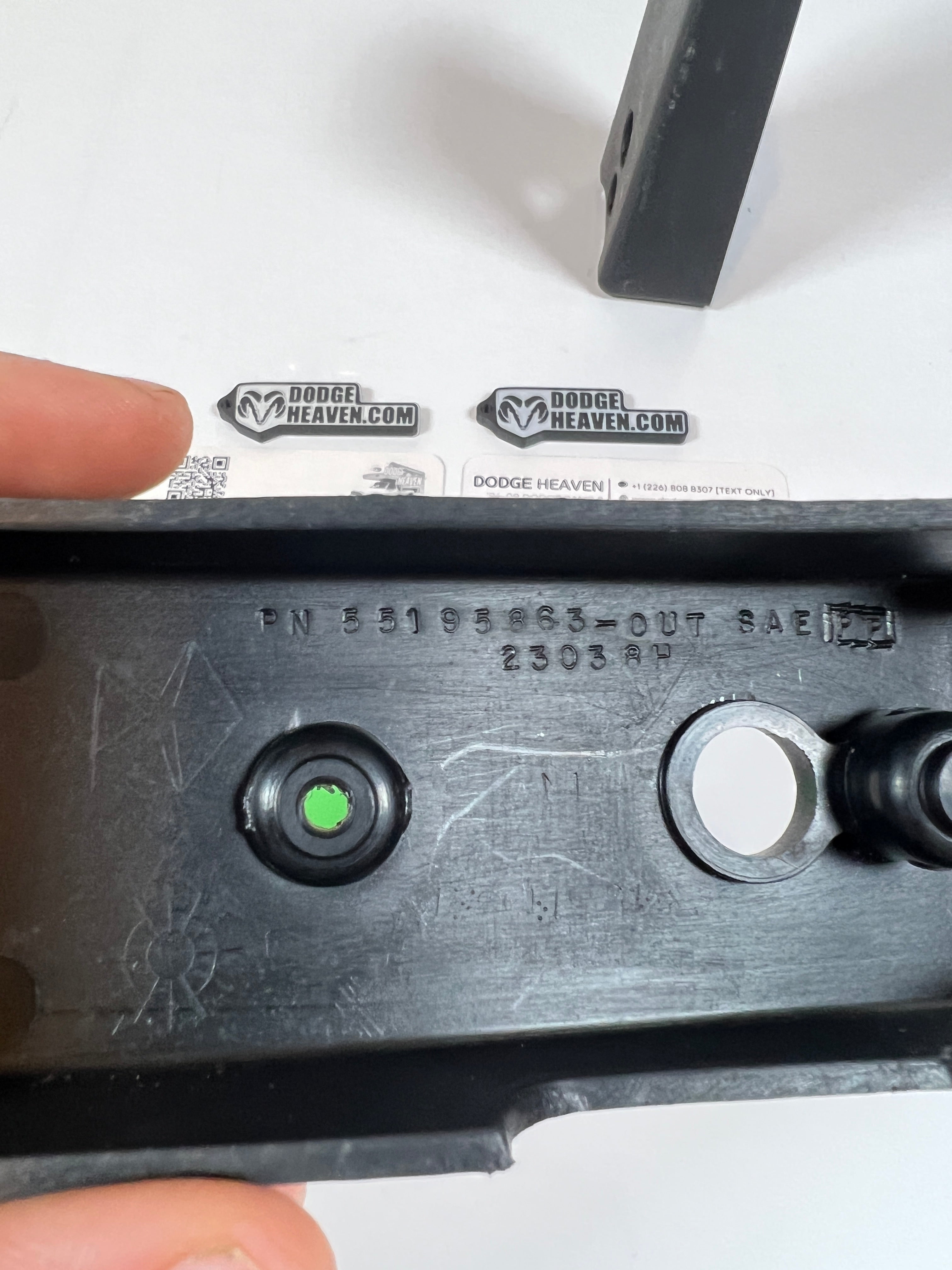 1994-1997 Dodge Ram Club Cab Passenger Seat Bolt Cover Inner & Outer