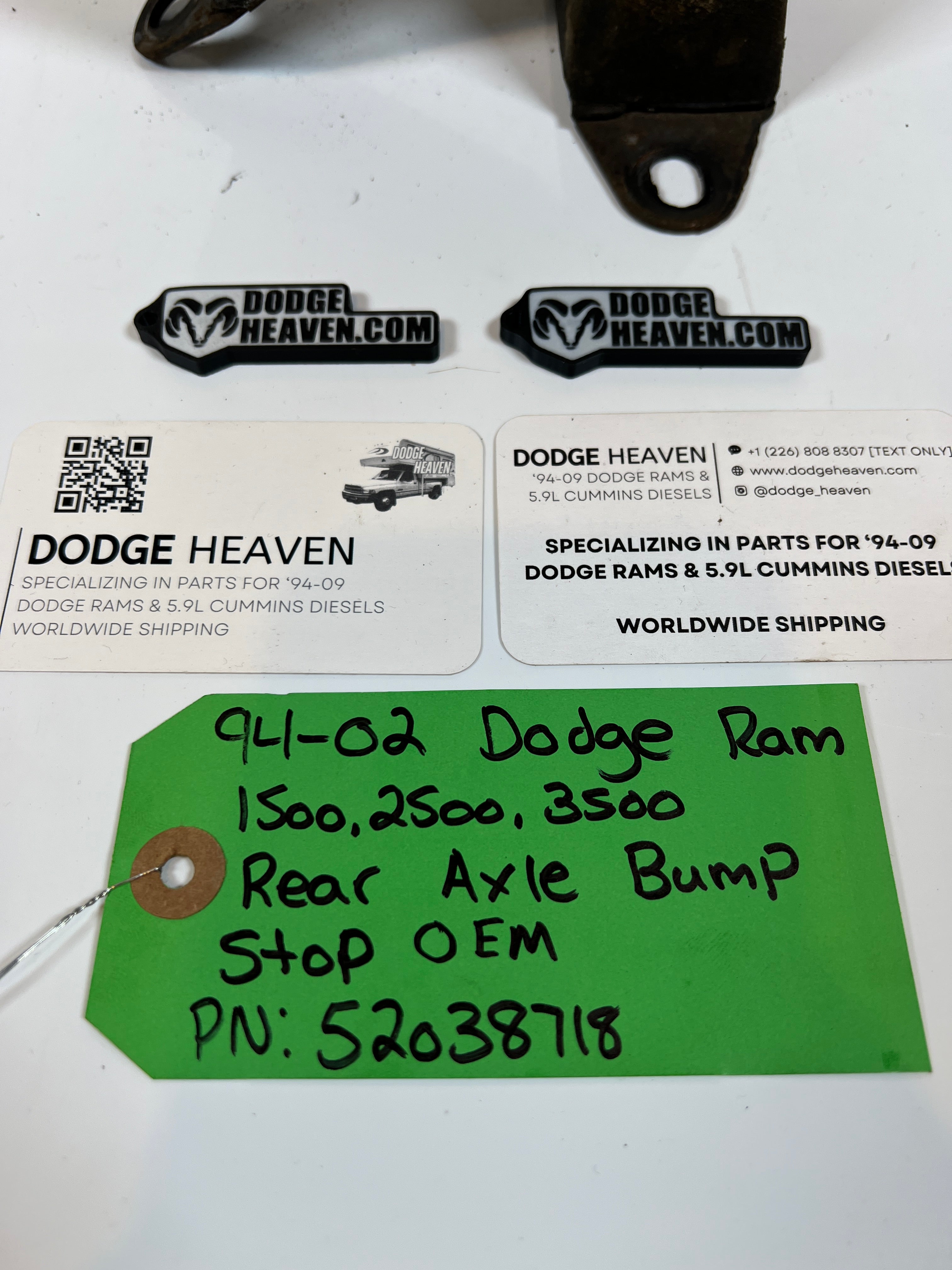 1994-2002 Dodge Ram Rear Axle Bump Stops 1500 2500 3500 Set of 2