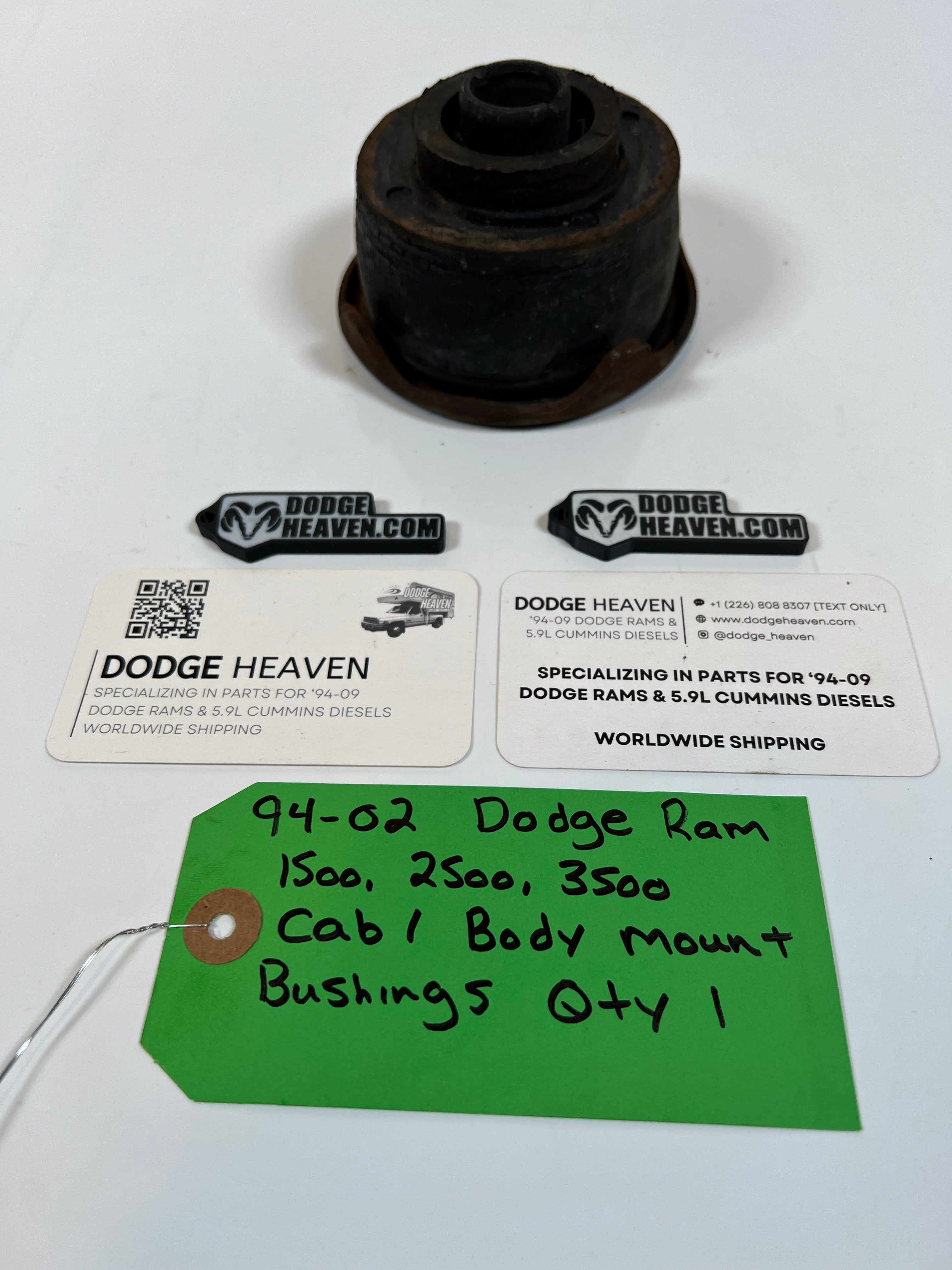 1994-2002 Dodge Ram 1500 2500 3500 Cab / Body Mount Bushing Qty 1