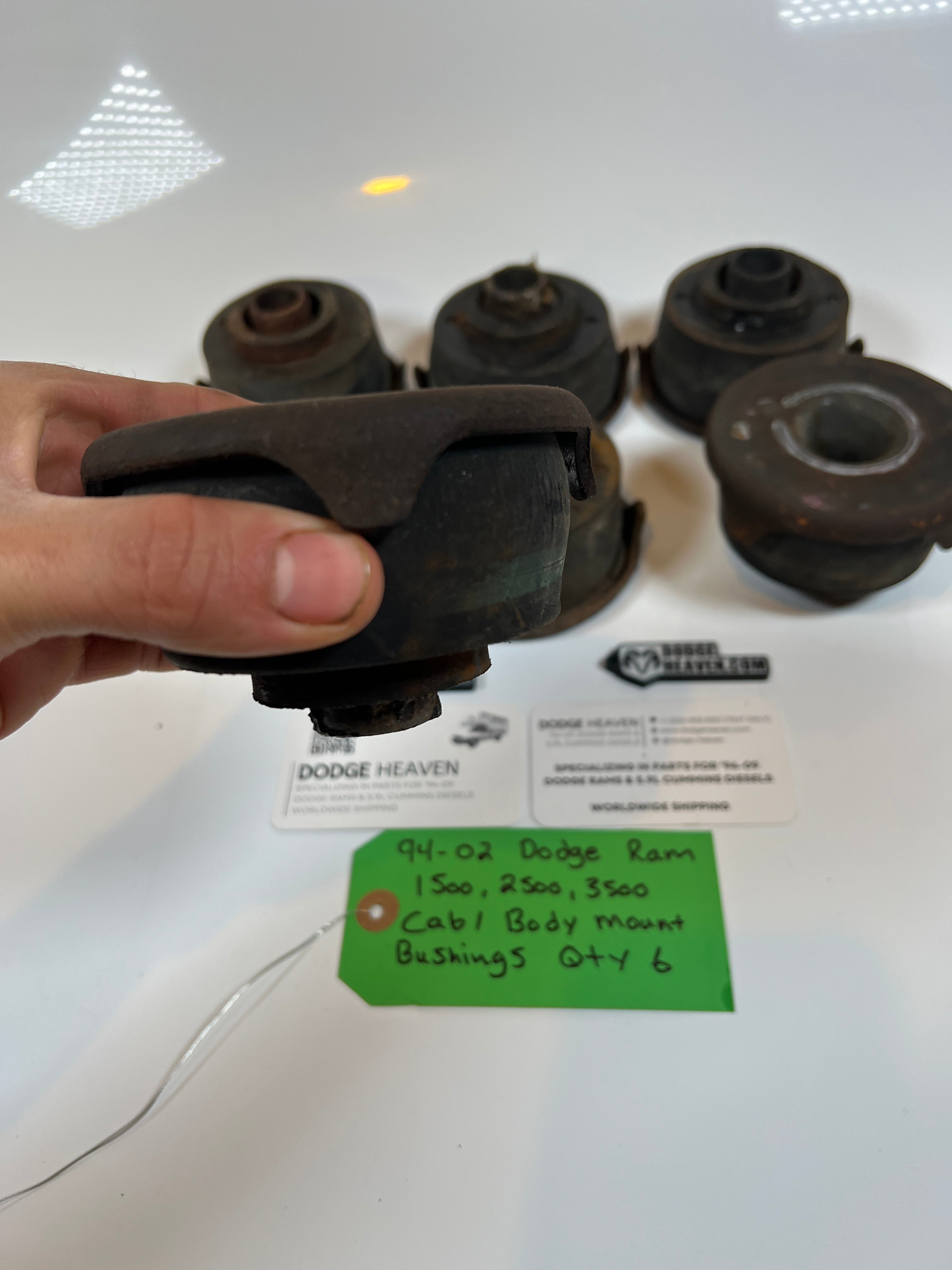 1994-2002 Dodge Ram 1500 2500 3500 Cab / Body Mount Bushings Qty 6