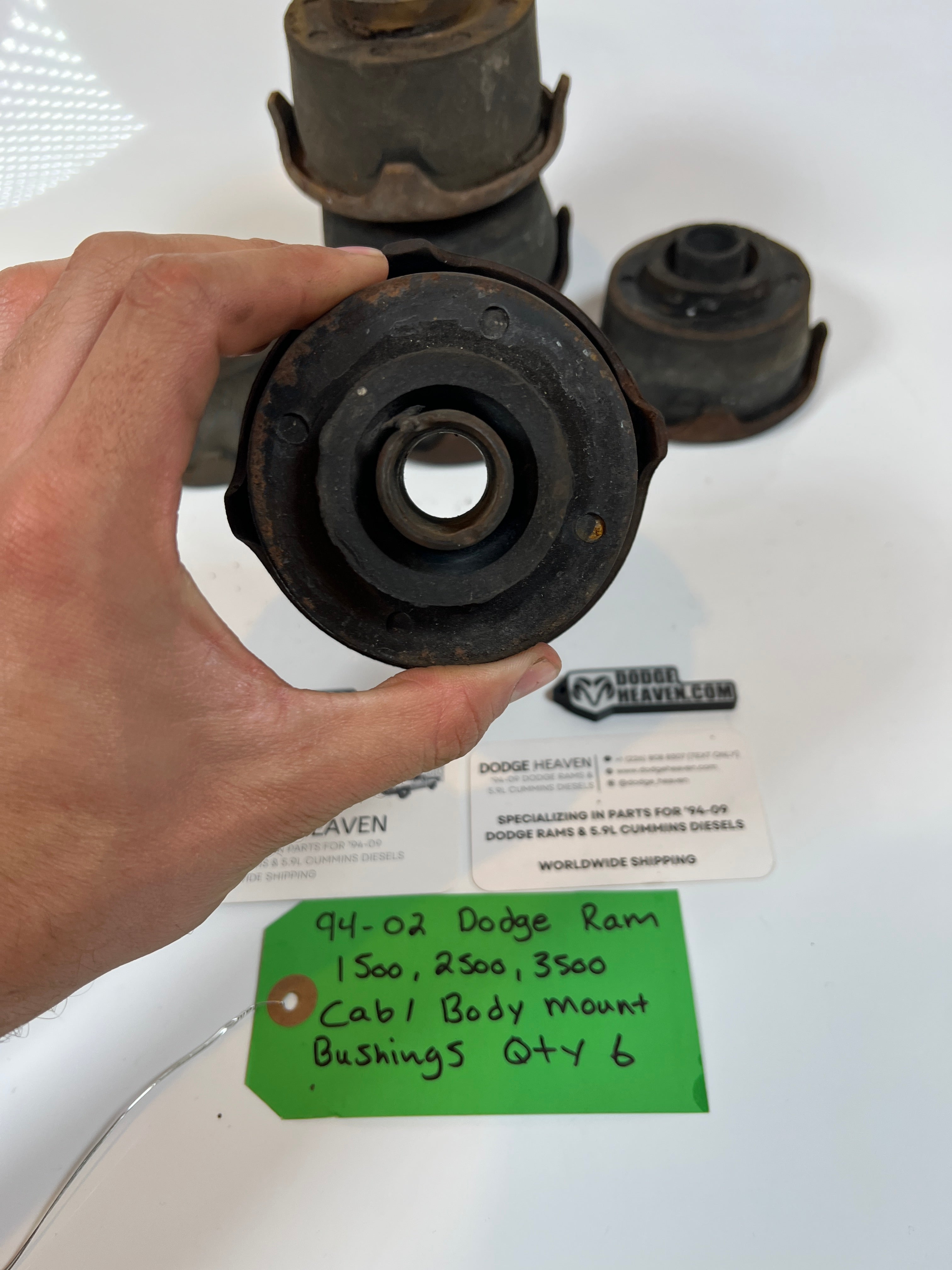 1994-2002 Dodge Ram 1500 2500 3500 Cab / Body Mount Bushings Qty 6