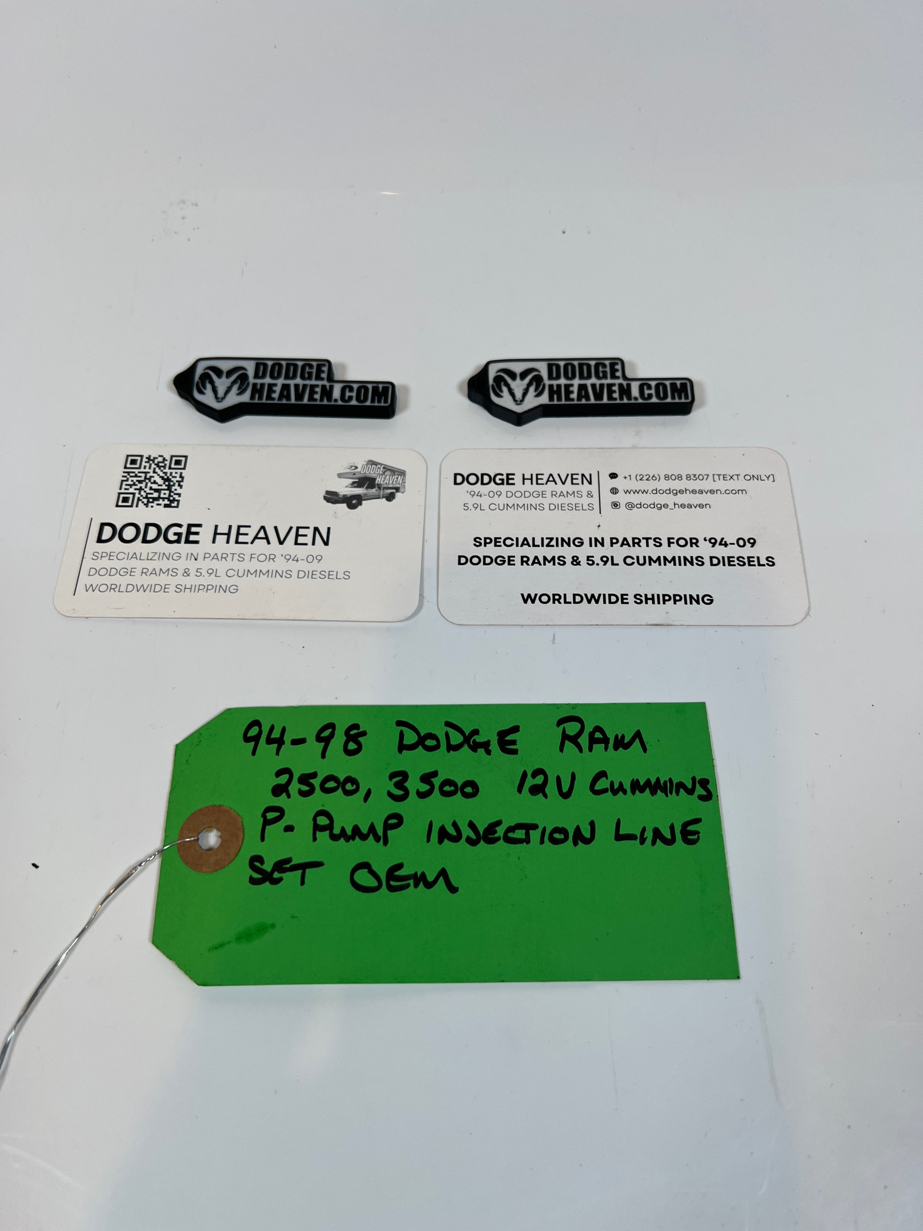 1994-1998 Dodge Ram 12 valve 5.9L Cummins P7100 P Pump Injector Lines